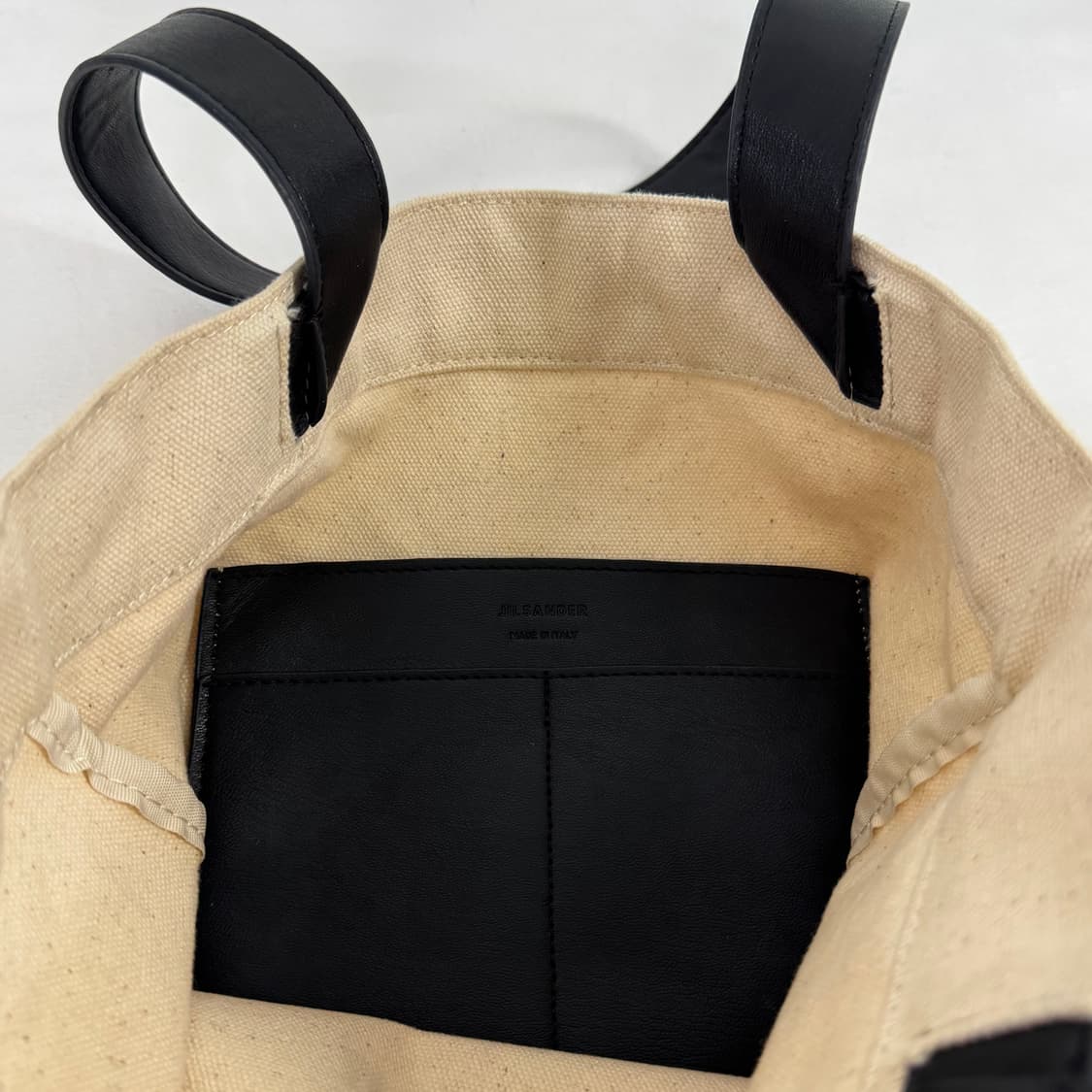 질샌더 캔버스 토트백 숄더백 미디움 사이즈 상품이미지5