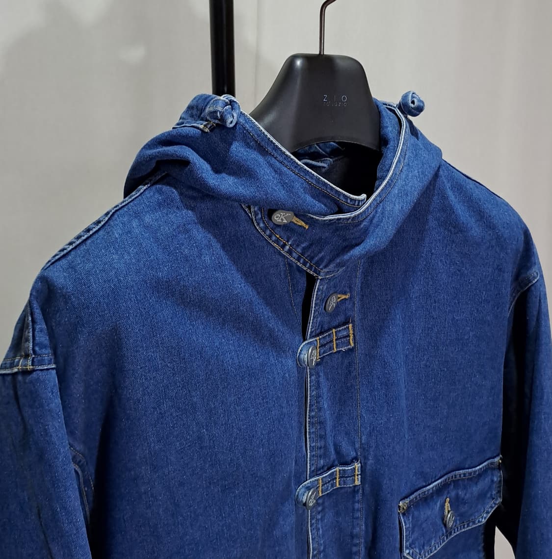 (택포) 90's 캘빈클라인 데님 후드 초어 자켓 105 B458 상품이미지3