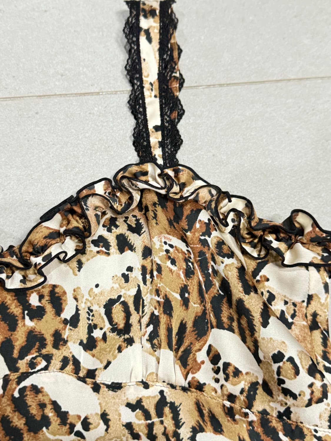 히스테릭 글래머 아카이브 무수한 해골 호피 원피스 드레스 상품이미지3