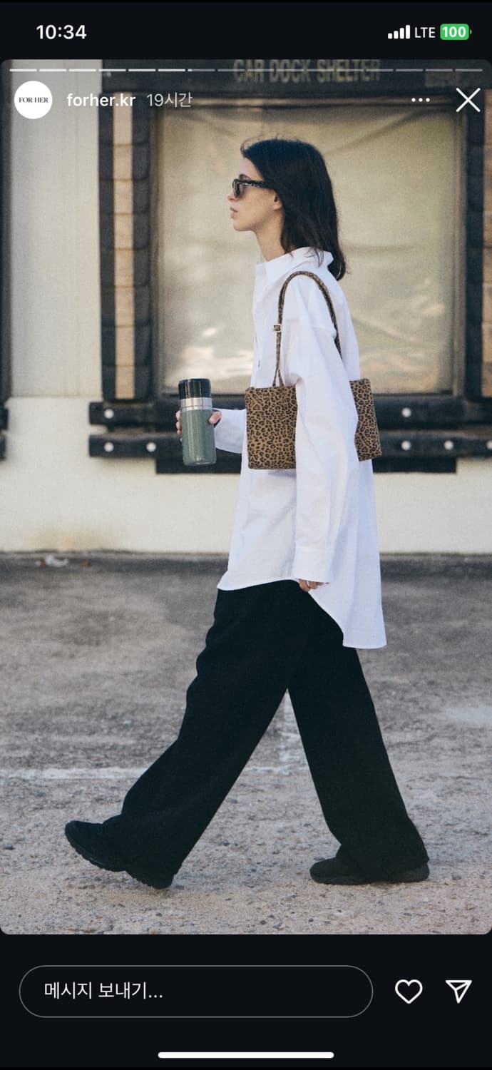 포허 레오파드 숄더백 상품이미지2