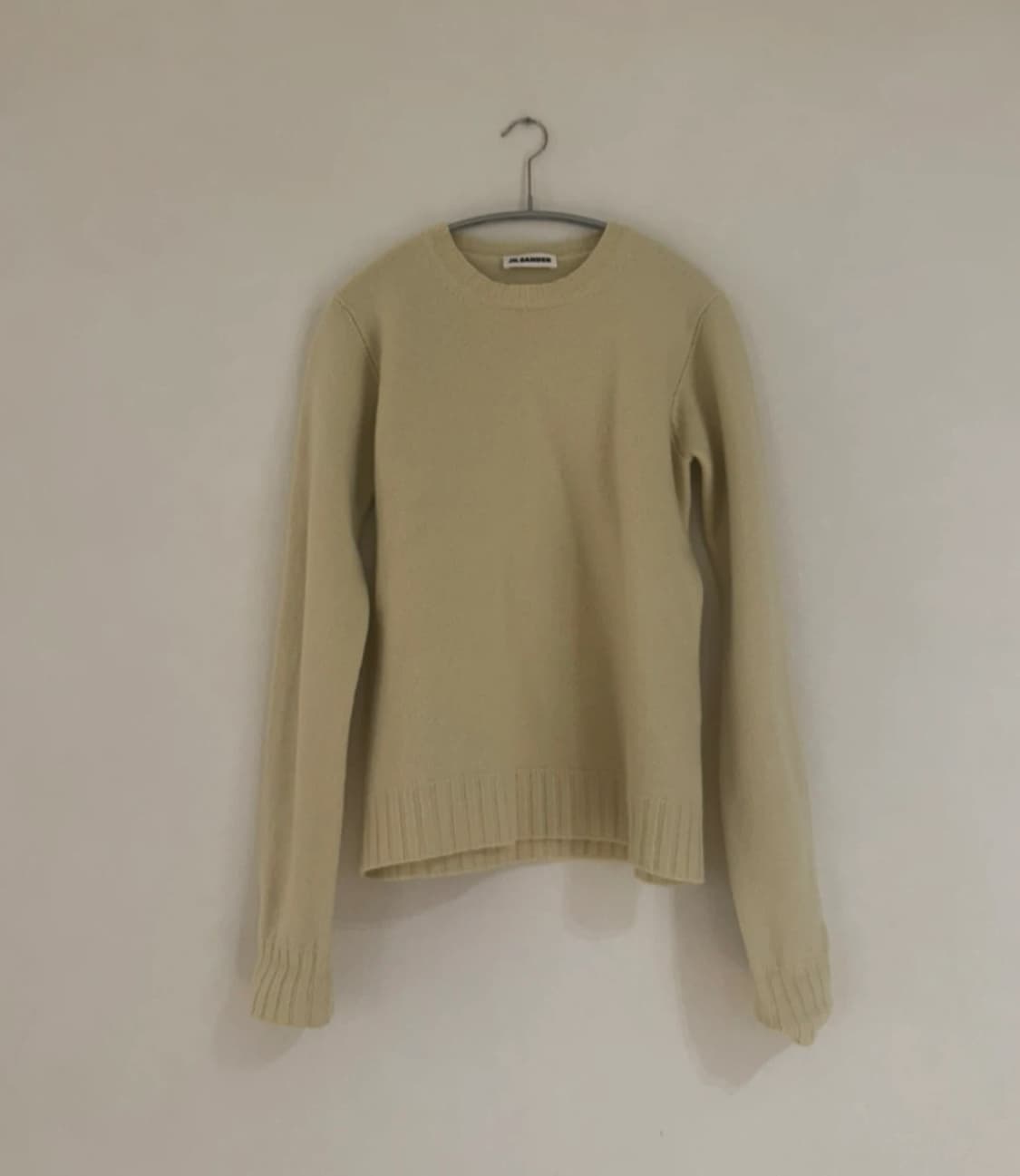 Jilsander 질샌더 울 니트 연두 상품이미지5