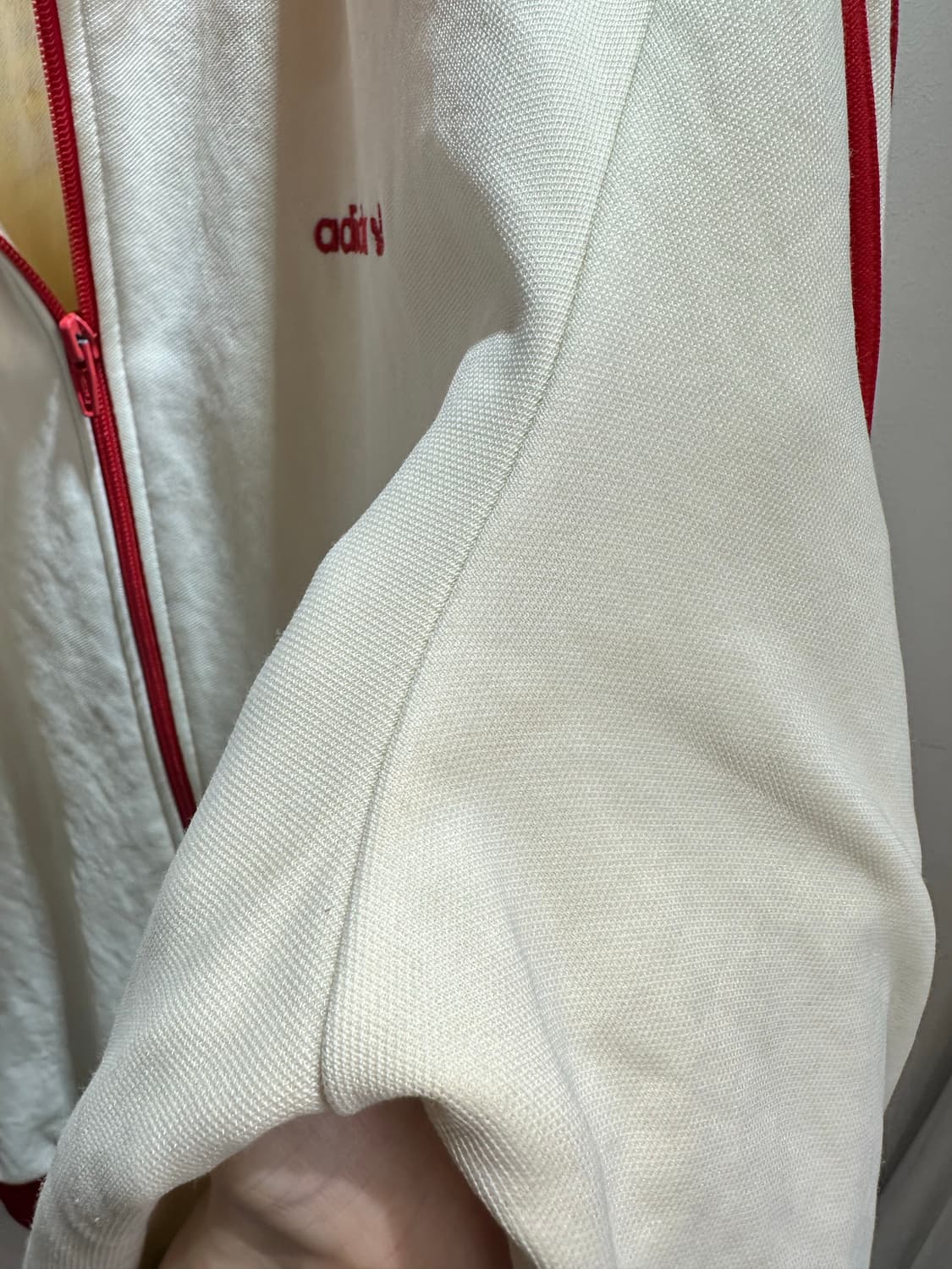 XXL 아디다스 캐나다 레드라인 화이트 배색 트랙탑 상품이미지8