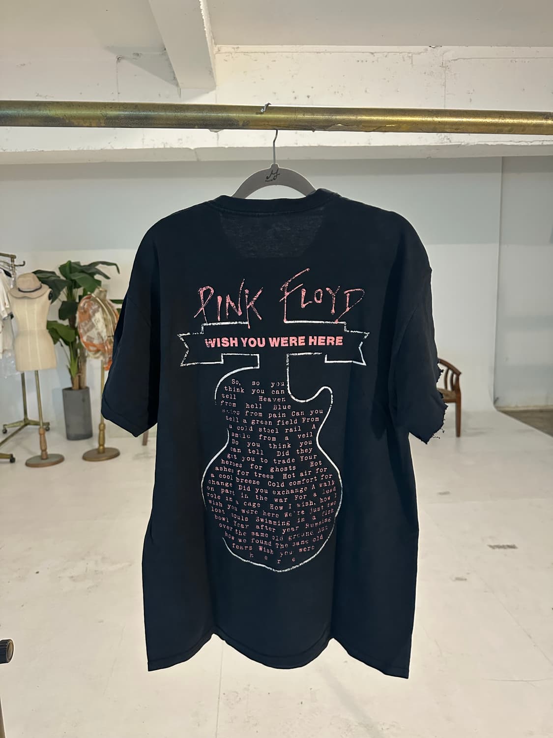 빈티지 밴드티 락티 핑크로이드 상품이미지5