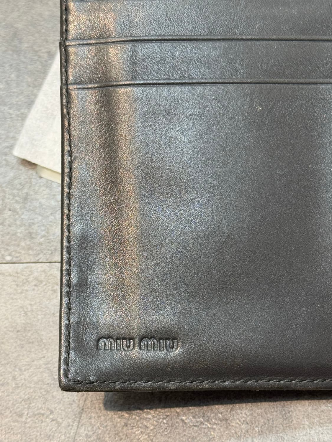 miumiu 악어가죽 지갑 상품이미지4