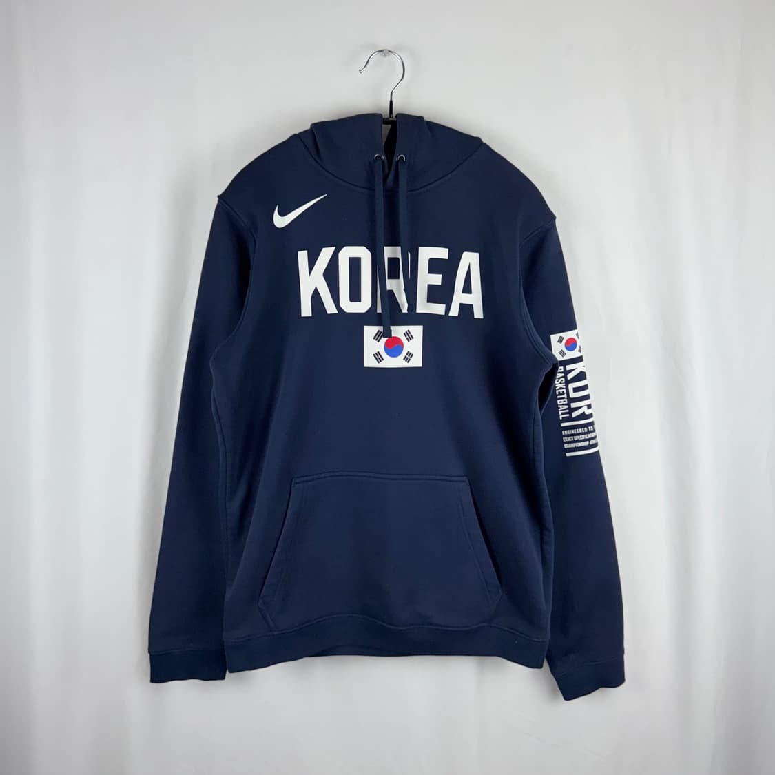 (95) 나이키 코리아 클럽 플리스  후디 네이비 상품이미지2