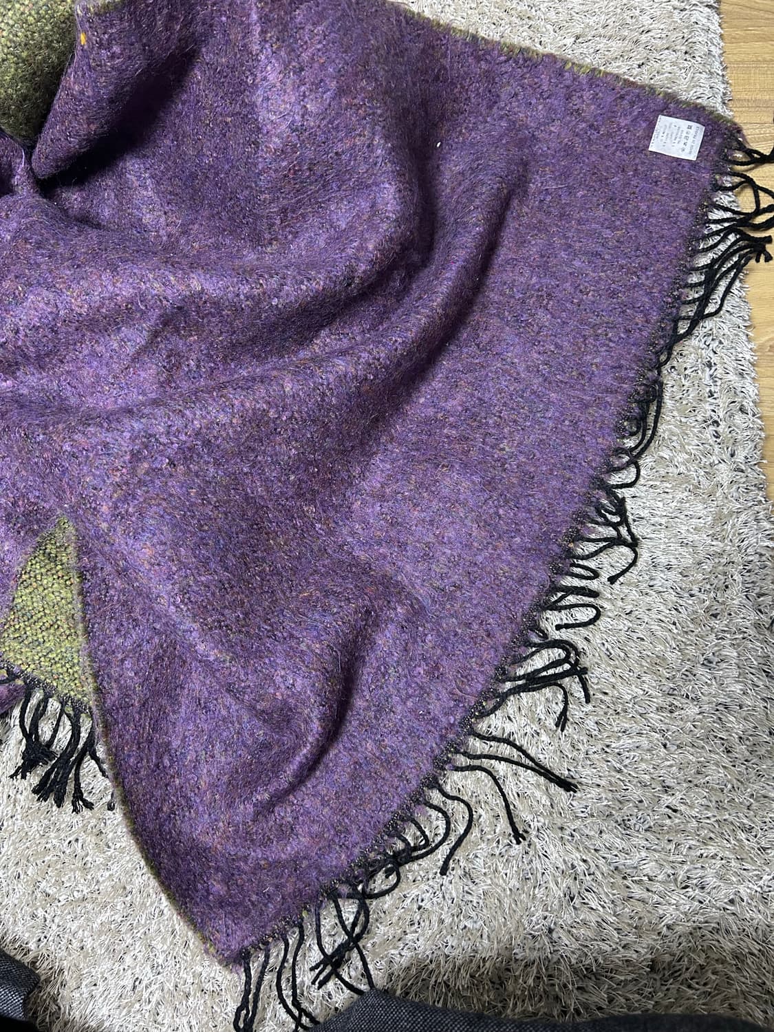 프랑스제 모헤어 숄 상품이미지5