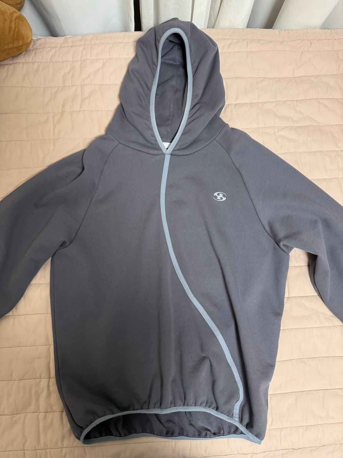 산산기어 테이프드 후디 애쉬 차콜 상품이미지2