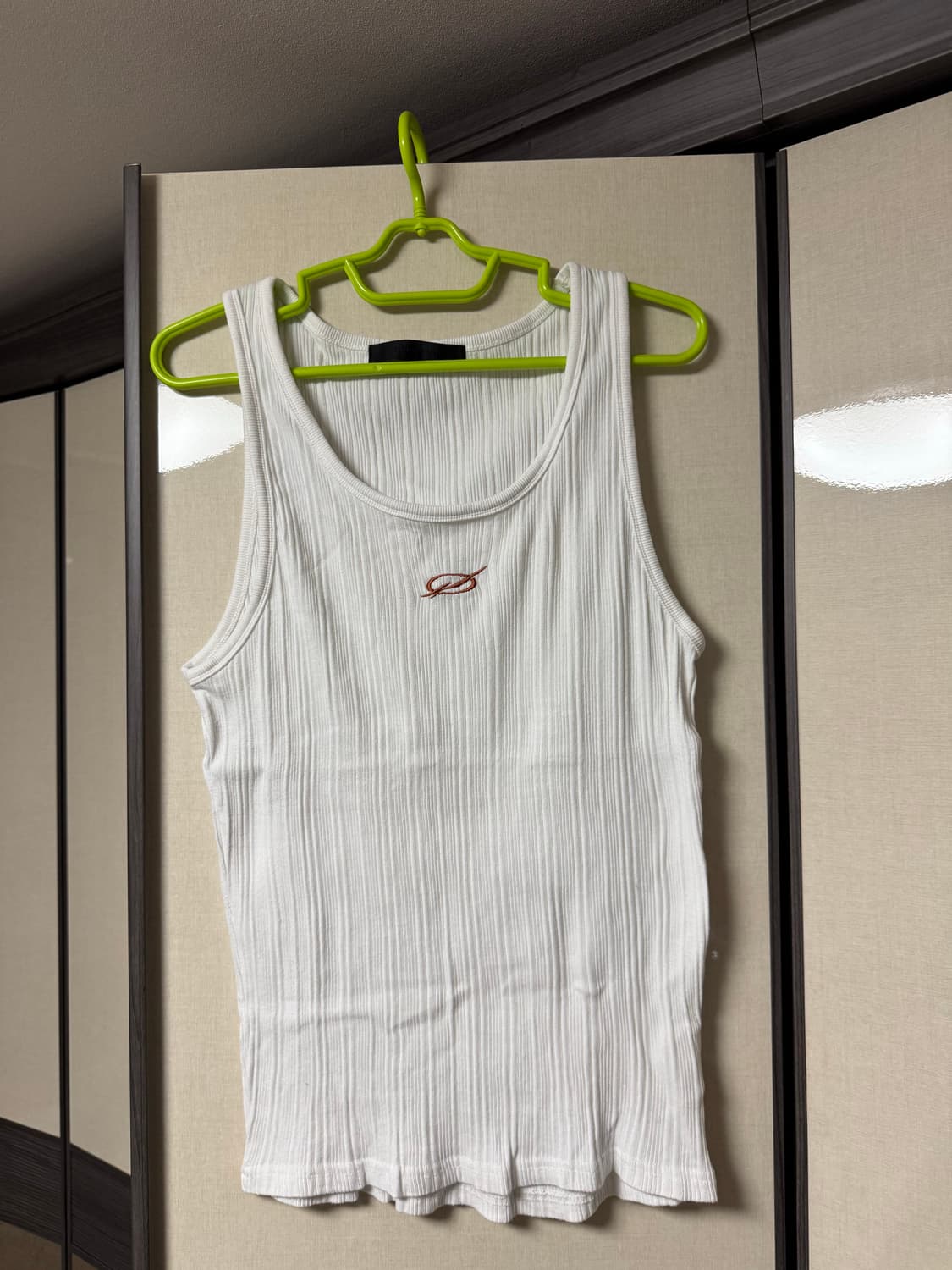 51퍼센트 슬리브리스 나시 화이트 M 상품이미지1