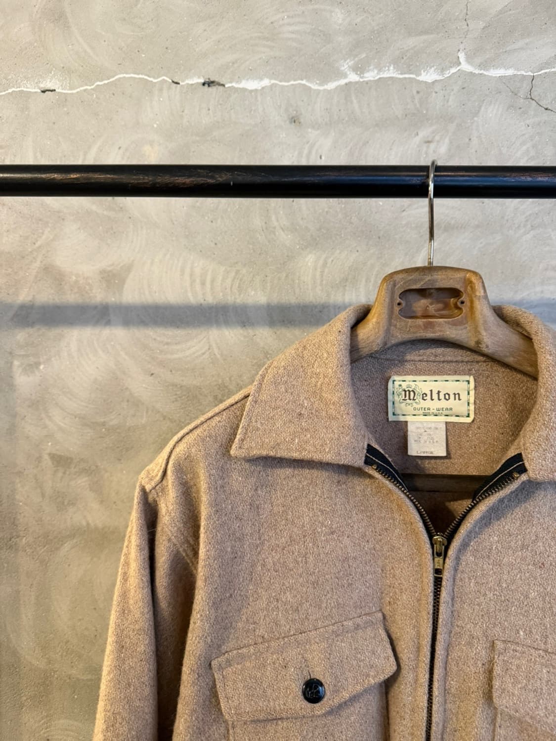 멜톤 트러커 자켓 남성100 상품이미지3