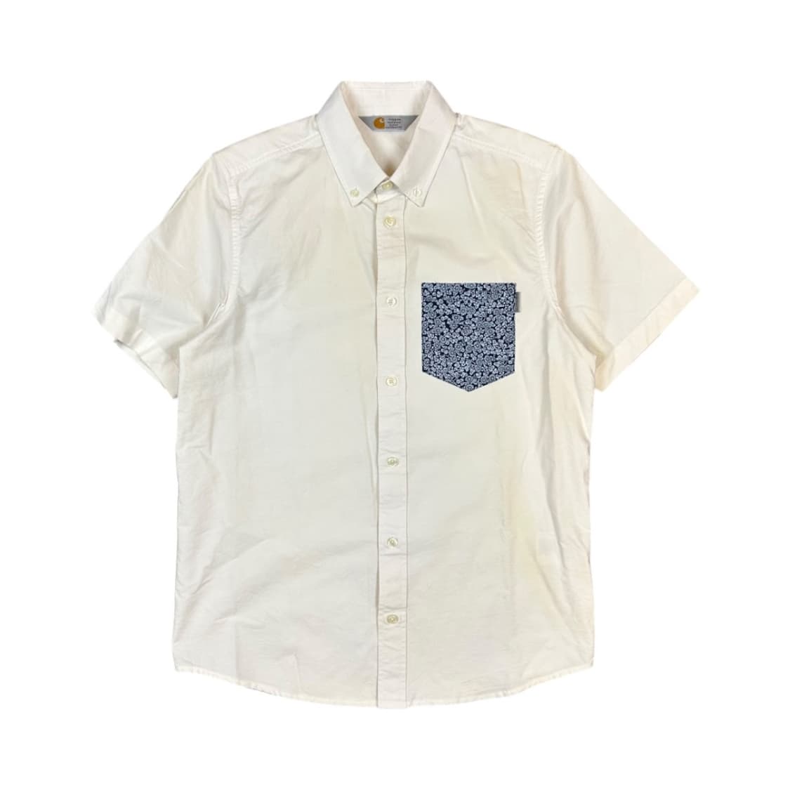 (M) 칼하트 화이트 패턴 포켓 반팔셔츠 TS-014 상품이미지1