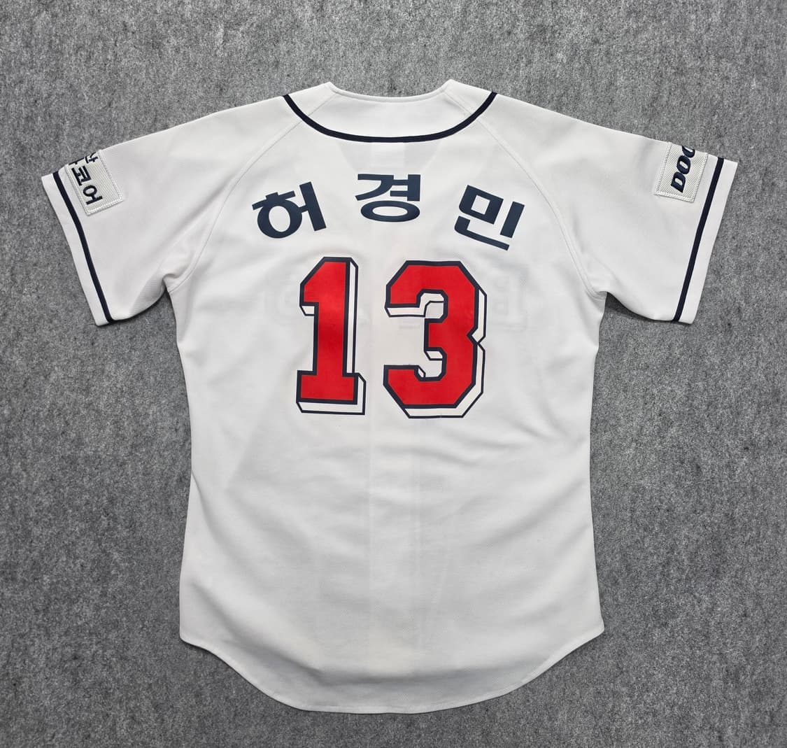 네포스 두산 베어스 허경민 패치 마킹 야구 유니폼 반팔져지 90 상품이미지2