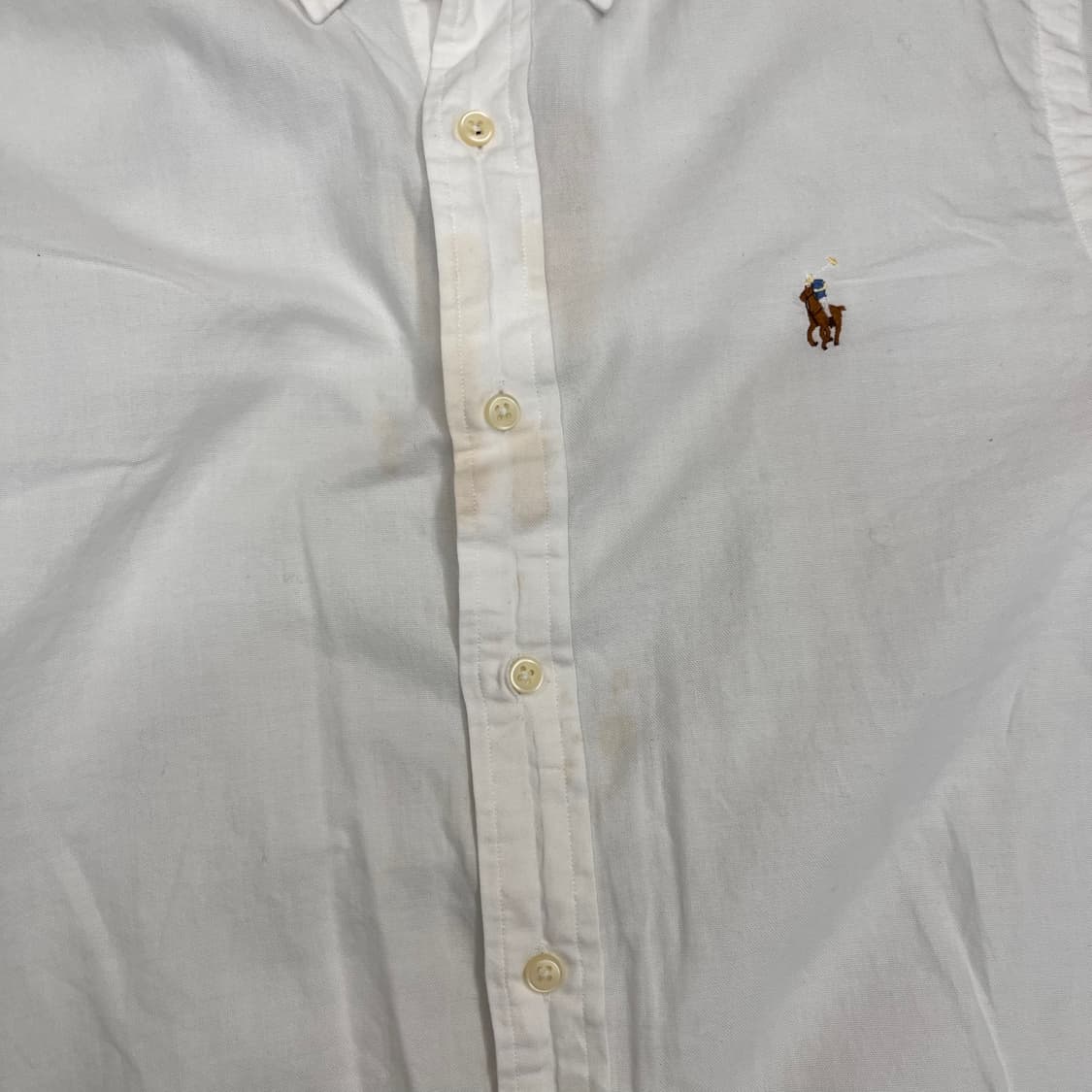 폴로 화이트 셔츠 (S) (OLD-8561) 상품이미지6