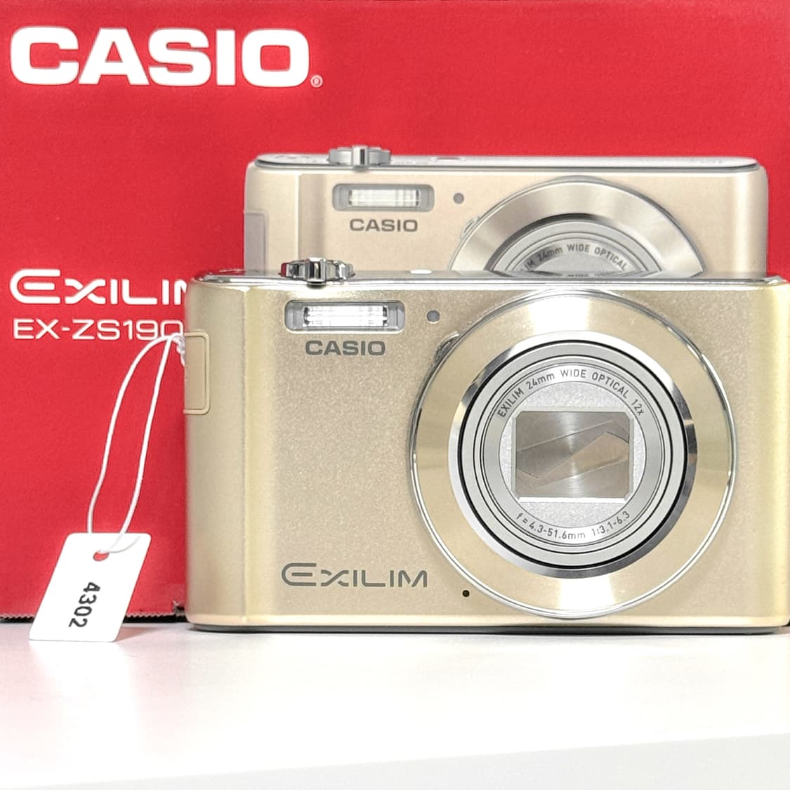 카시오 엑슬림 ZS190 샴페인골드 빈티지디카 상품이미지5