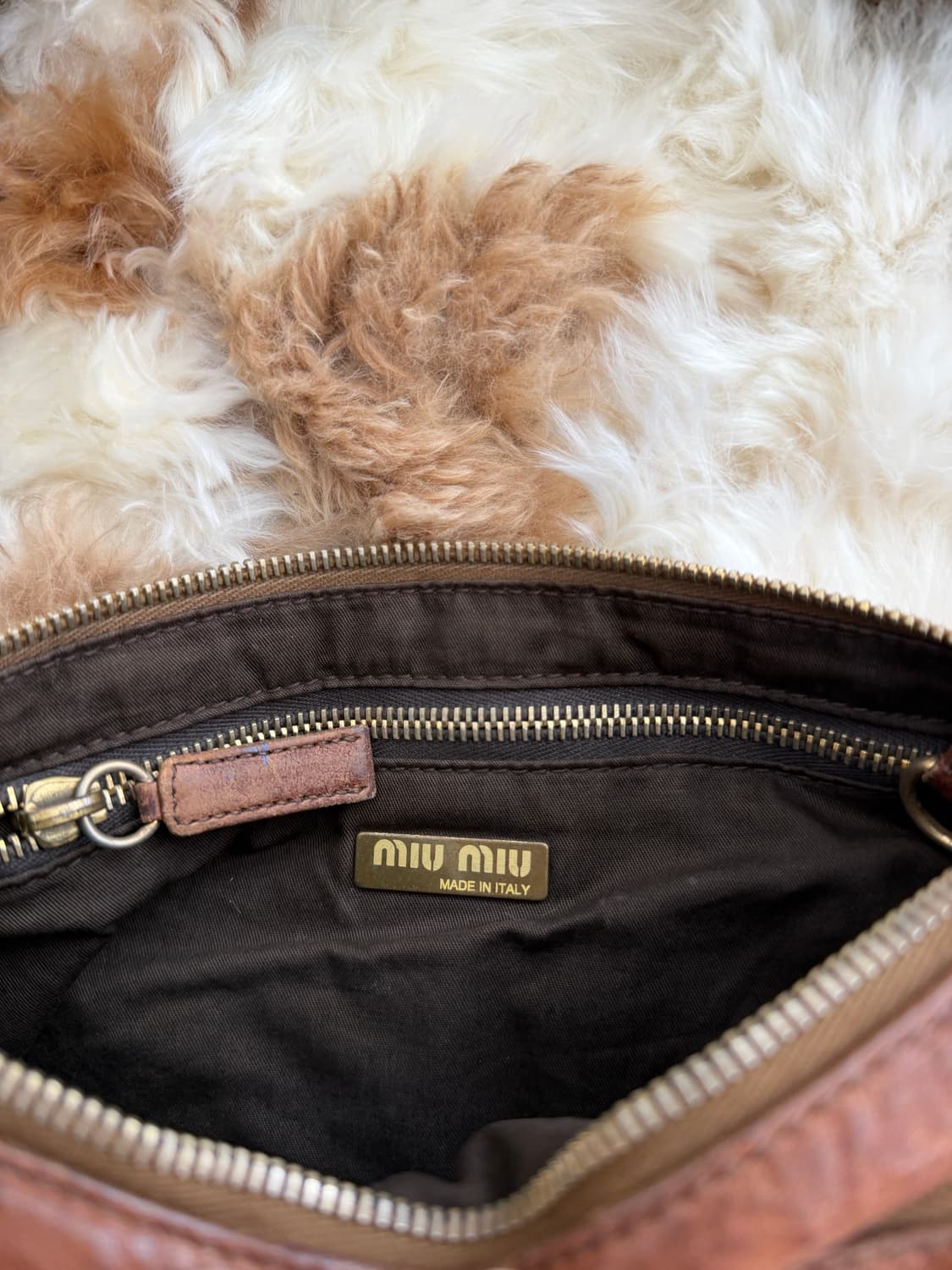 90s miu miu leather pocket bag 상품이미지6