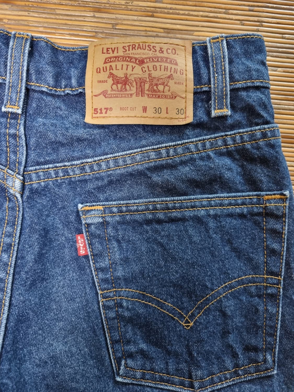 90s USA 517 30x30 리바이스 레드탭 상품이미지3