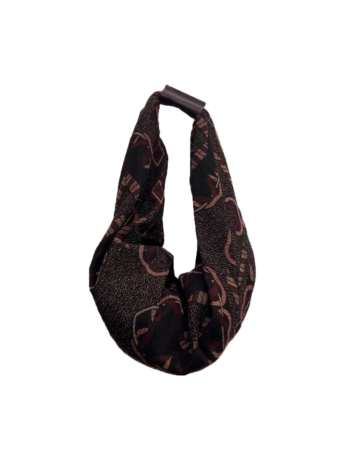 혜인서 트위스티드 숄더백 버건디 레드 새상품 상품이미지3