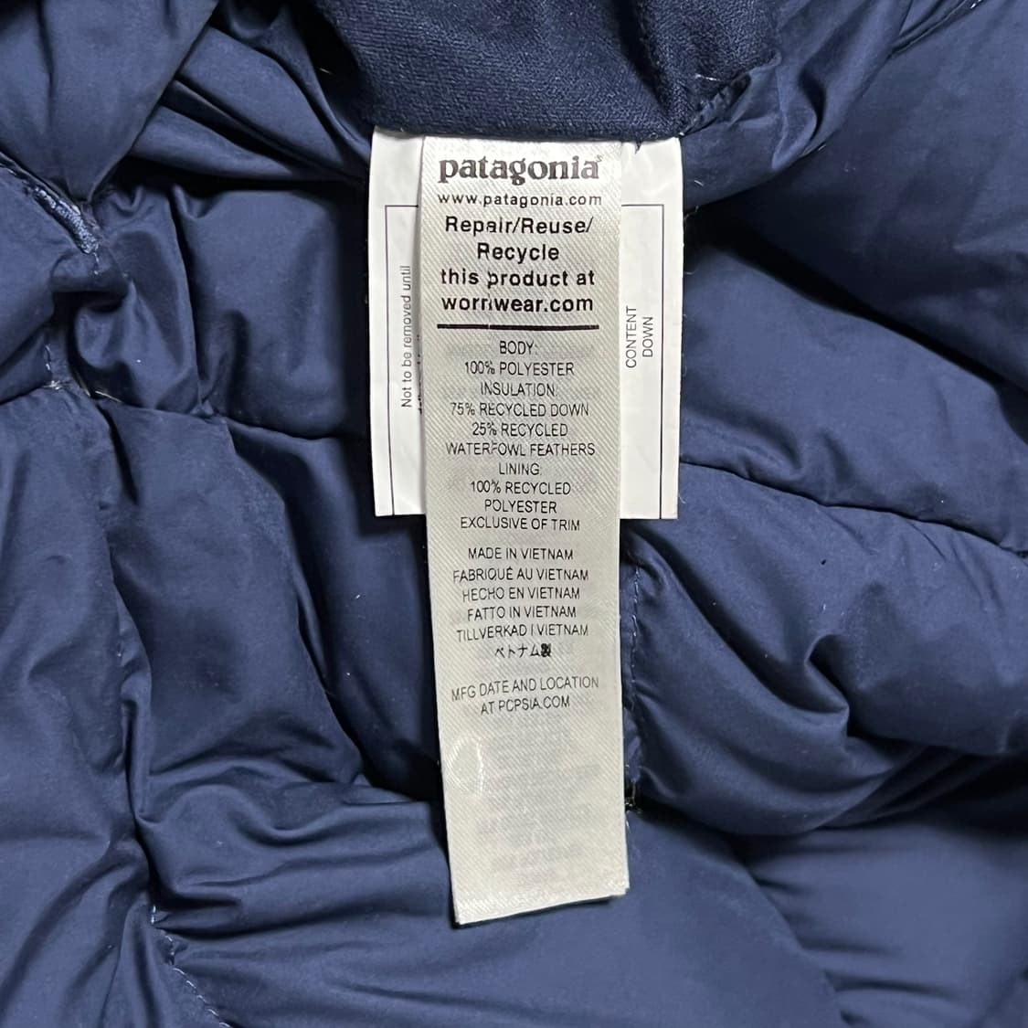L 파타고니아 리버시블 사일런드 다운 패딩 상품이미지6