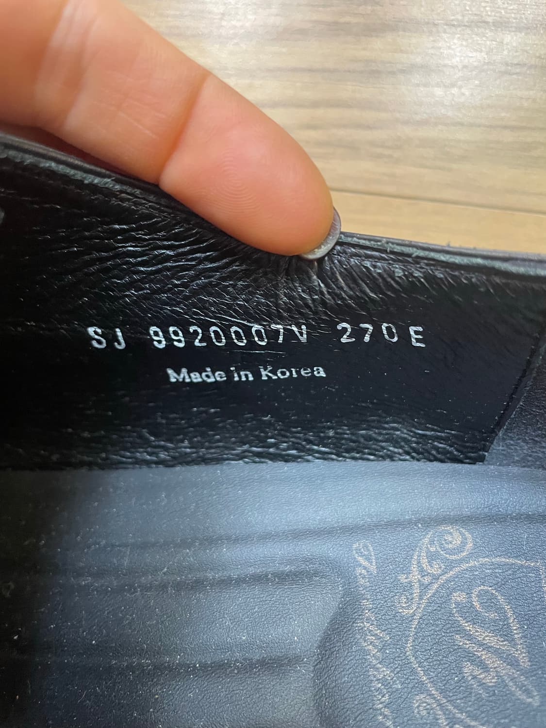 탠디 옥스퍼드 남성 구두 블랙 270mm 상품이미지6