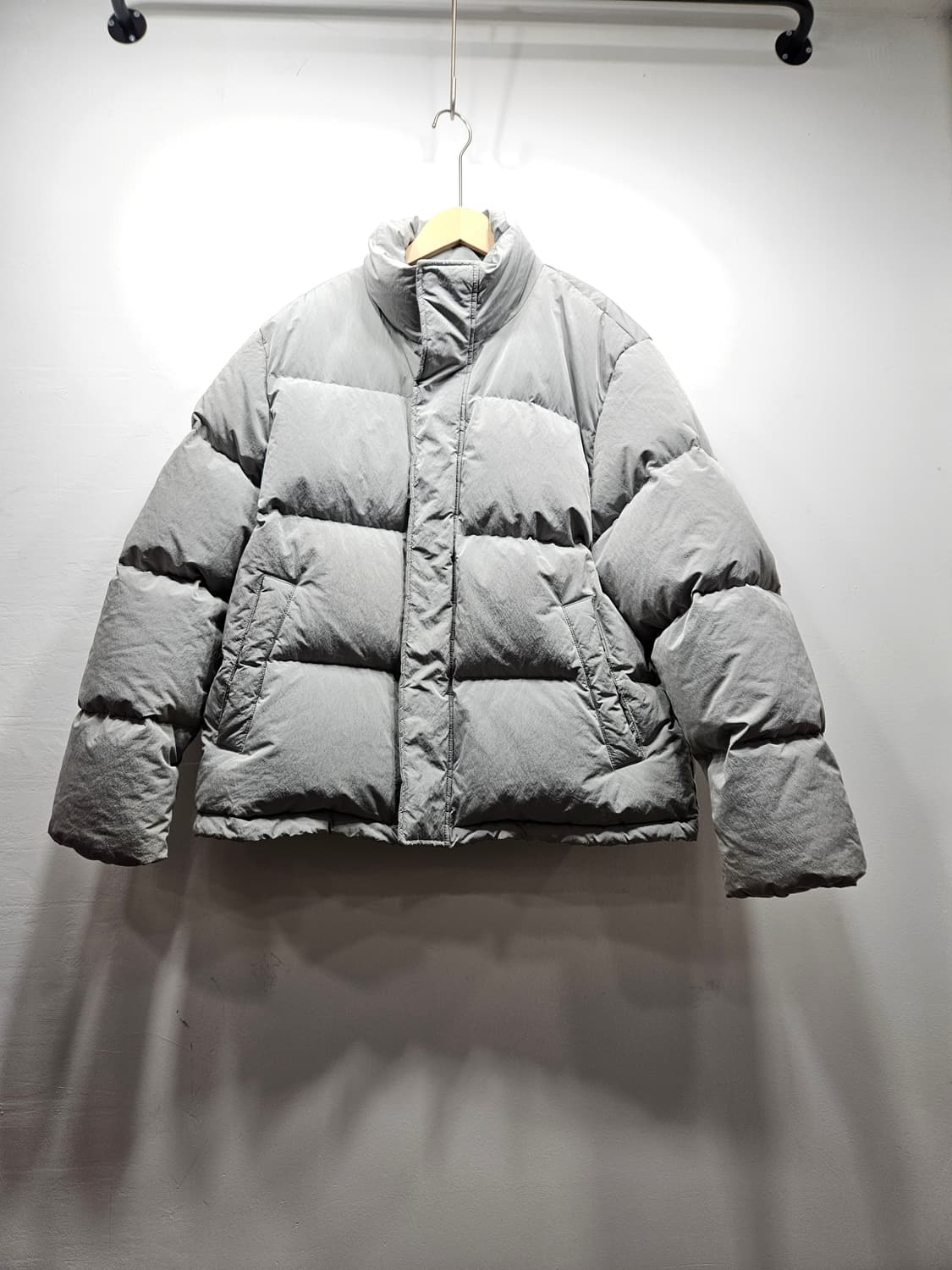 컨셉원 라이트그레이 오리털 패딩 XL 상품이미지1