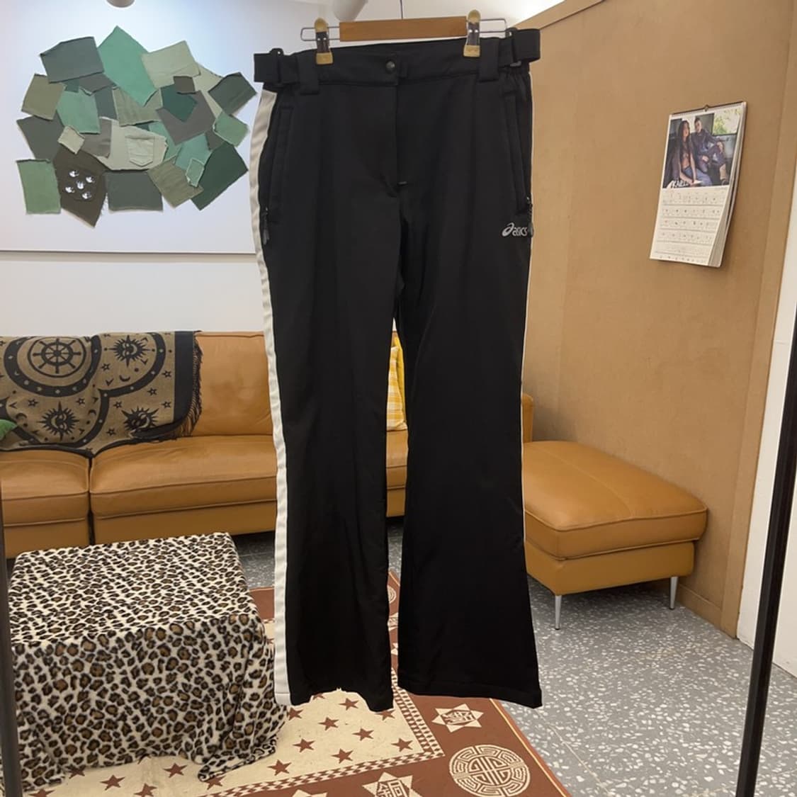 아식스 캐주얼 윈터스포츠 배색 스키 바지 70 C09251 상품이미지3