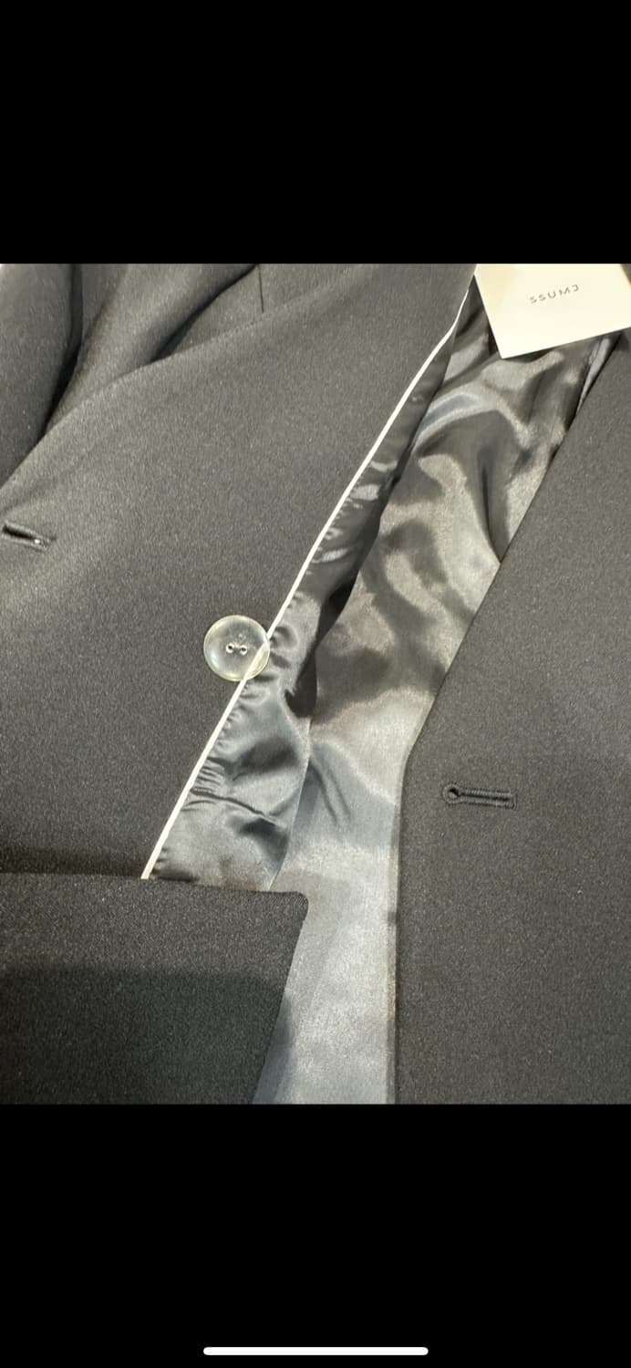 무료배송) 택채새옷- 프리미엄 썸제이 SSUMJ 블랙자켓 / 블랙마이 상품이미지5