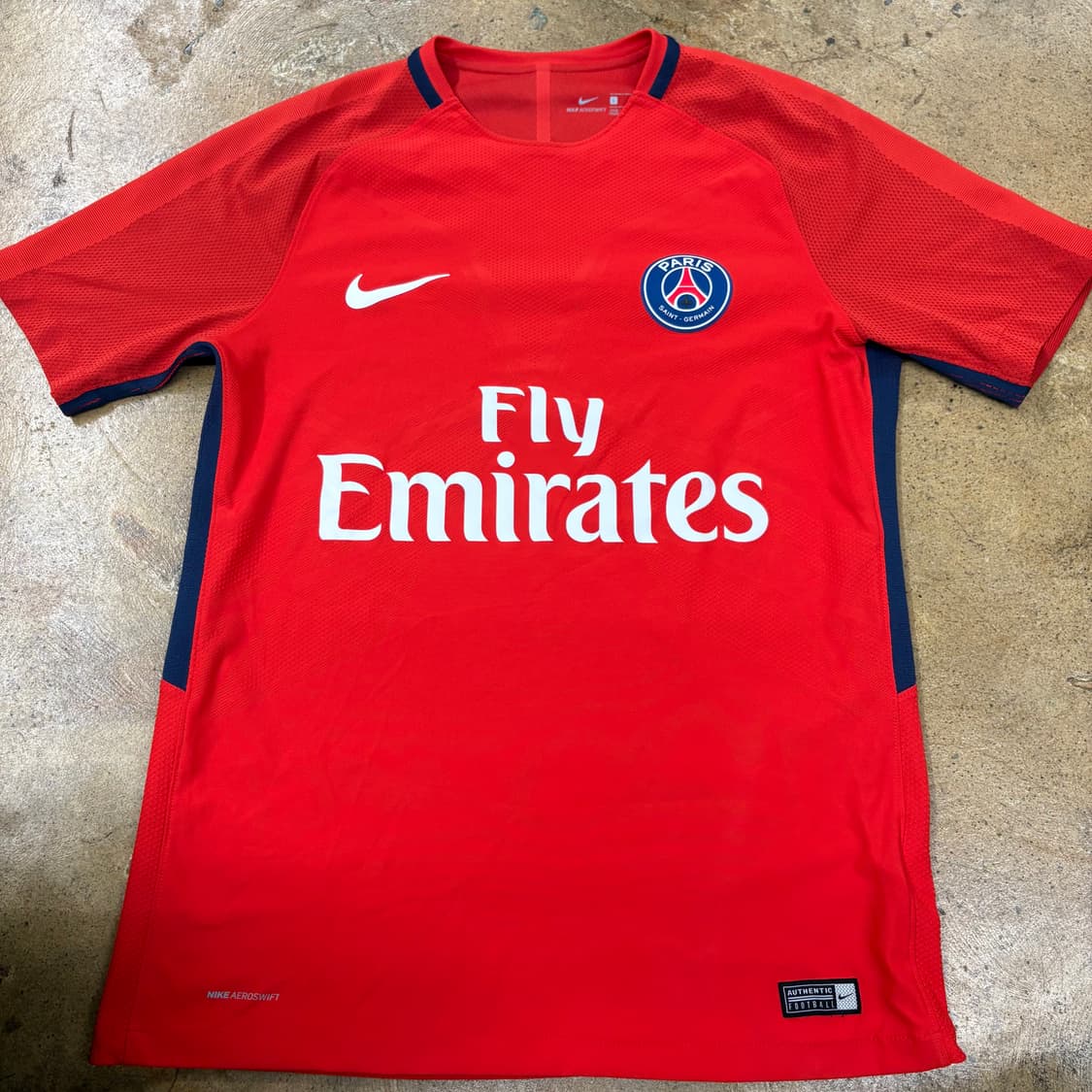 [정품/L,100] 나이키 파리생제르망 축구 유니폼 레드 b18 상품이미지2
