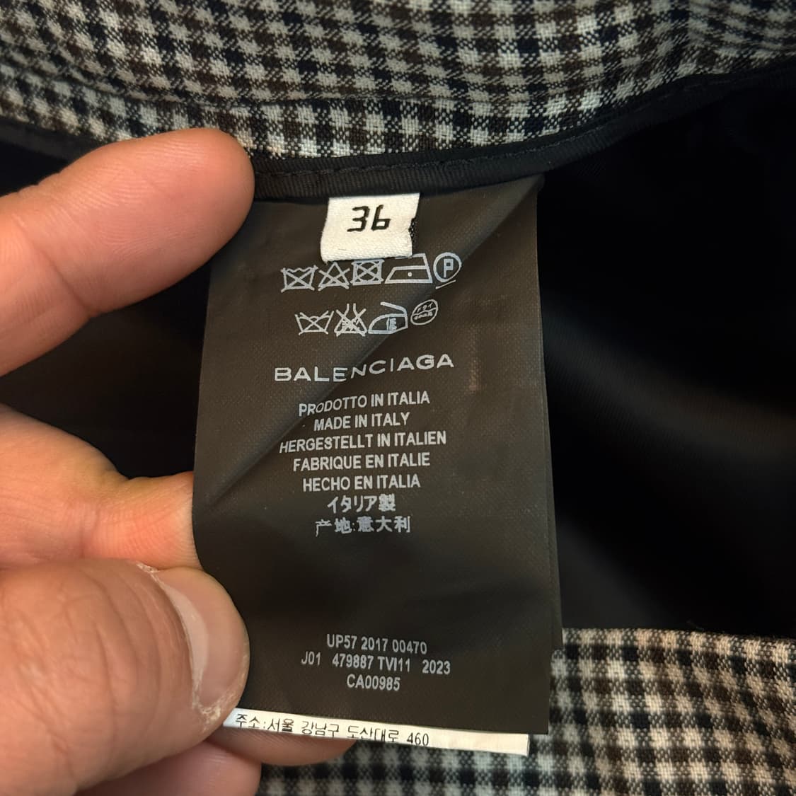 2017 발렌시아가 컷오프 스커트 36 사이즈 상품이미지5