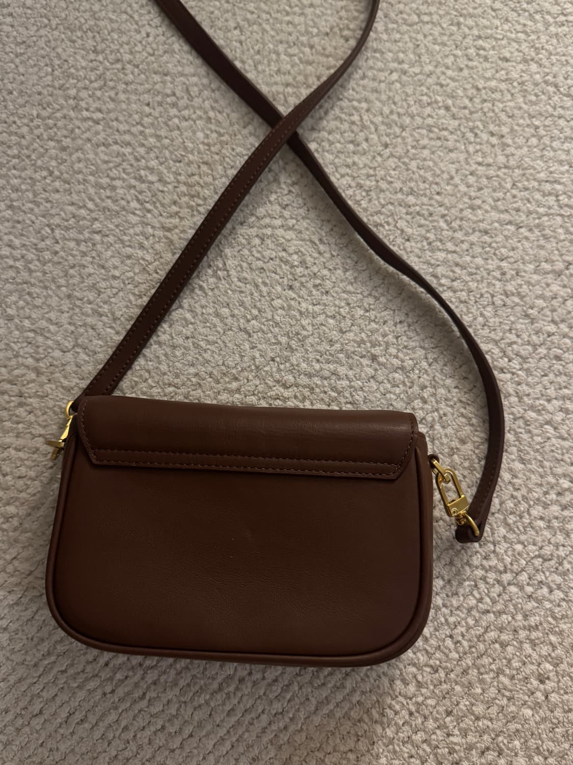 브라운 크로스백(이태리 천연 소가죽) 상품이미지5