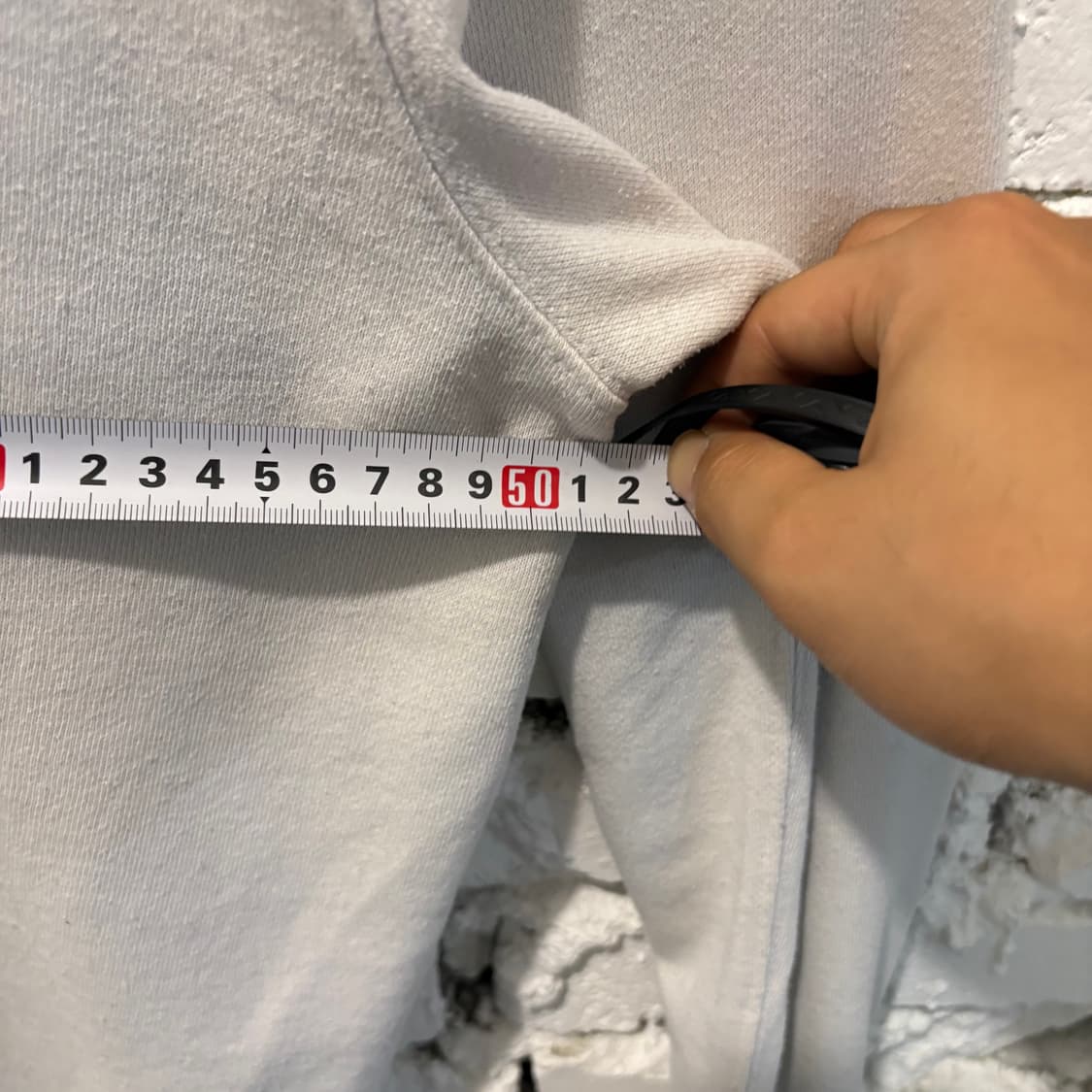 폴로 빈티지 화이트 후드집업 상품이미지7