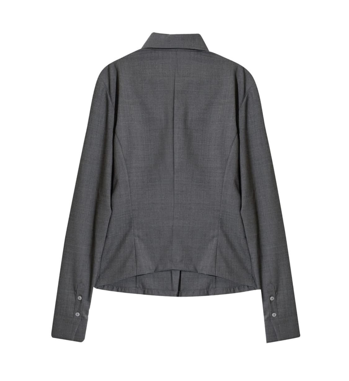 혜인서 hyeinseo 그레이 슬림 셔츠블라우스  상품이미지2