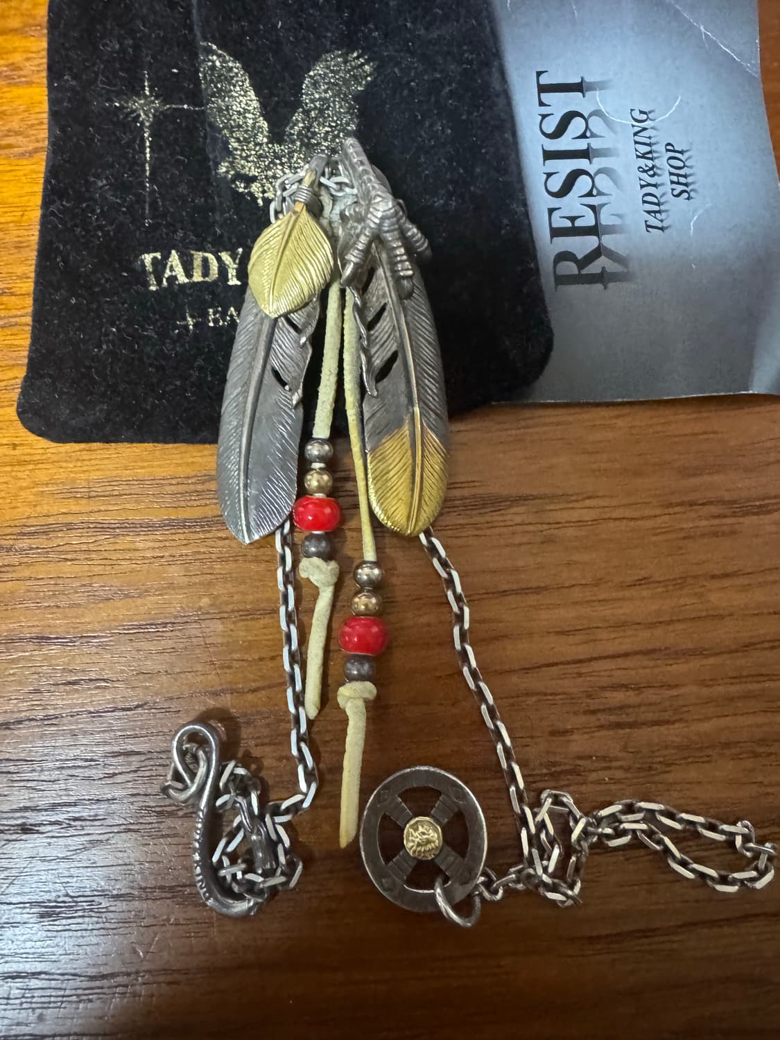 타디킹 tadyking 페더 목걸이 셋업 상품이미지3