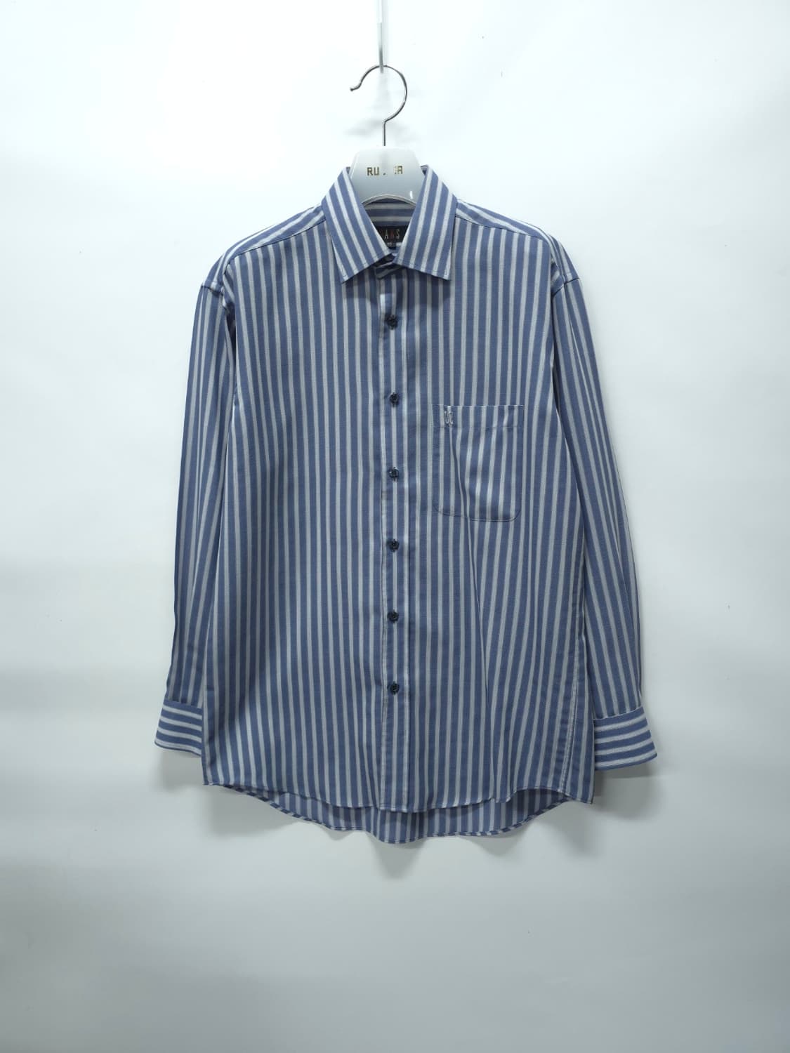 닥스 블루 스트라이프 남성 울실크 셔츠 (95~100) 상품이미지1