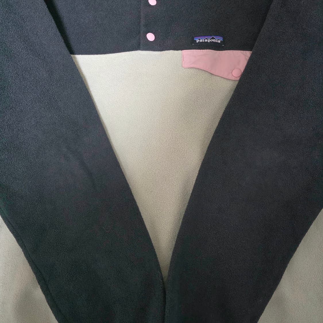 [XL] 빈티지 파타고니아 신칠라 스냅 풀오버 다크그레이/아이보리 상품이미지3