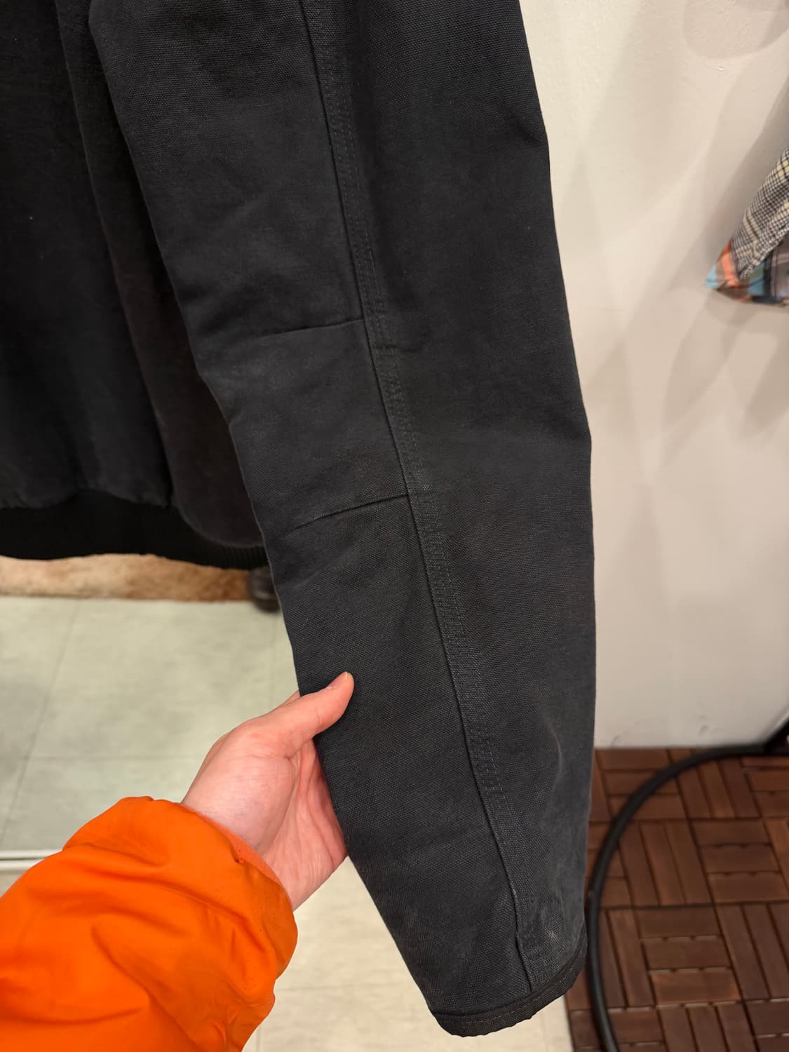 Carhartt 칼하트 덕 액티브 페이딩 후드 워크 자켓 상품이미지6