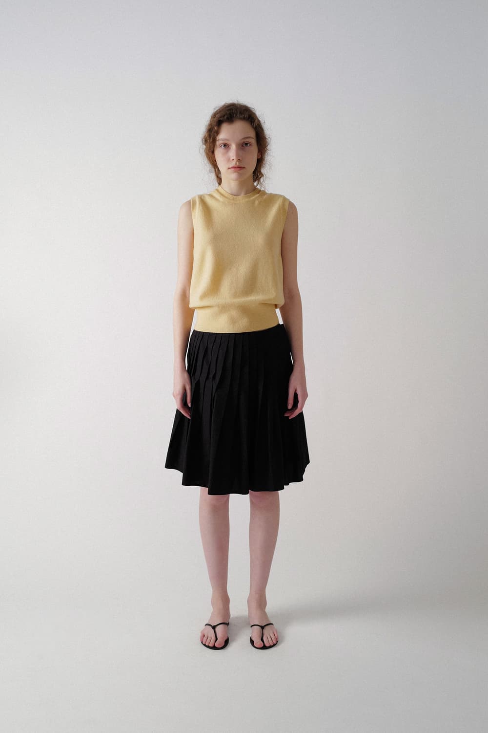낫띵리튼 Sai cotton pleated skirt 상품이미지1