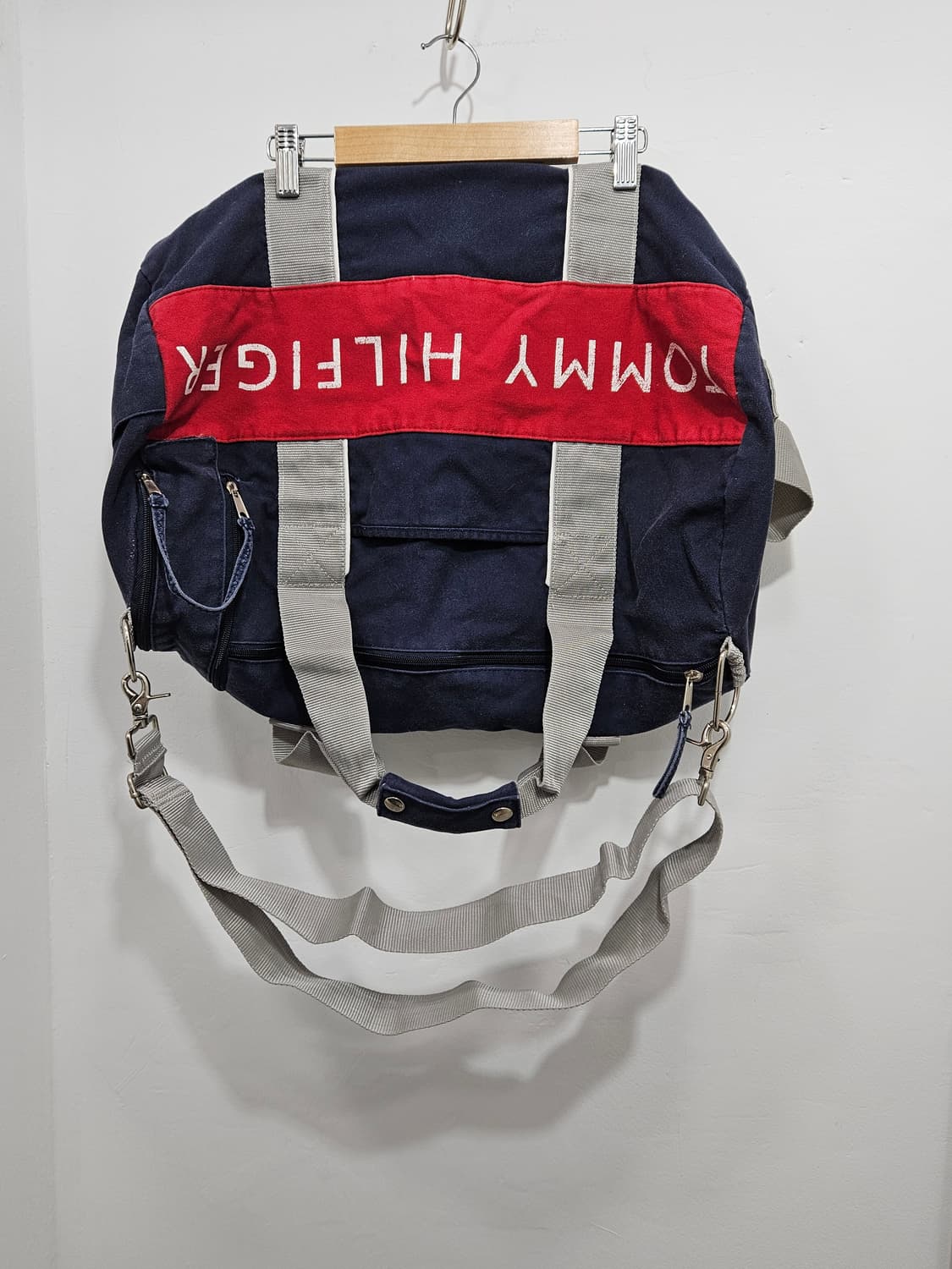 타미힐피거 올드스쿨 캔버스 더플백 보스턴백  상품이미지5