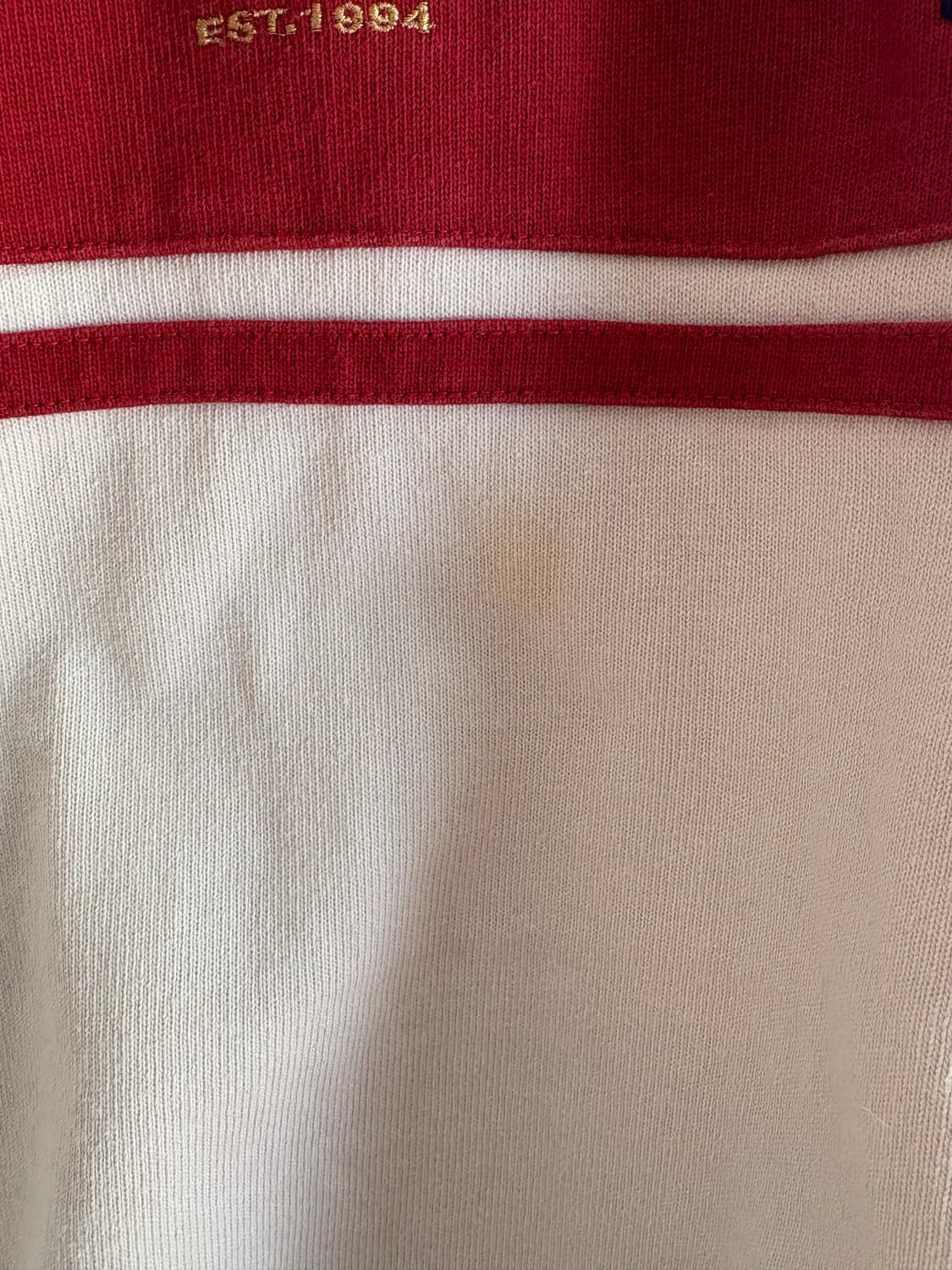 슈프림 Supreme 체스트 스트라이프 럭비 스톤 저지 상품이미지6