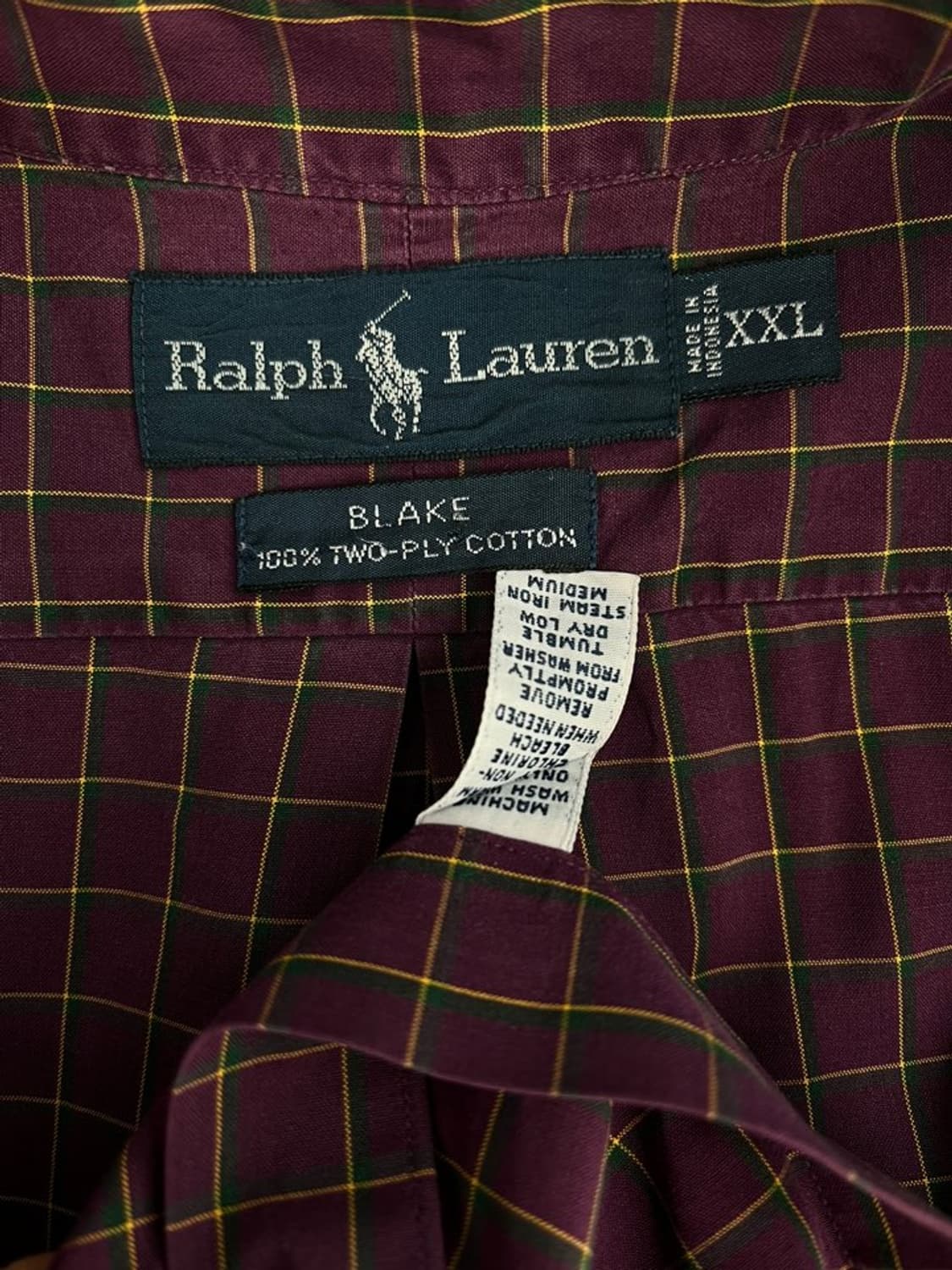 폴로 랄프 로렌 체크 셔츠/#3454 상품이미지5