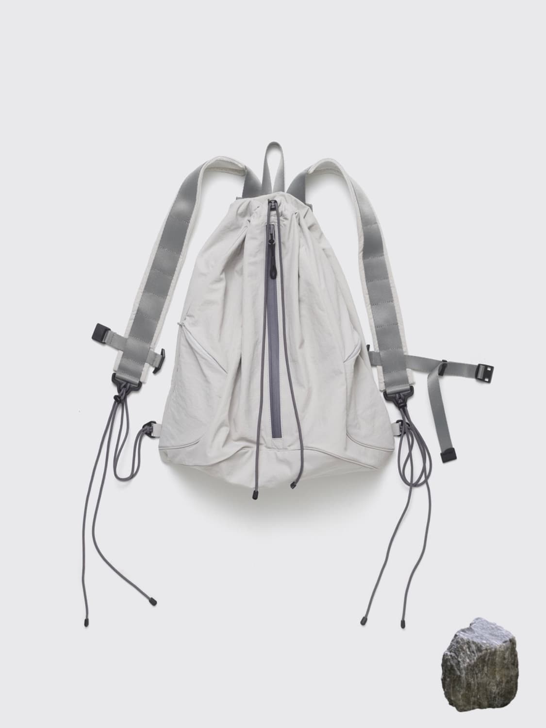 해칭룸 스트링 백팩 라이트 그레이 상품이미지1