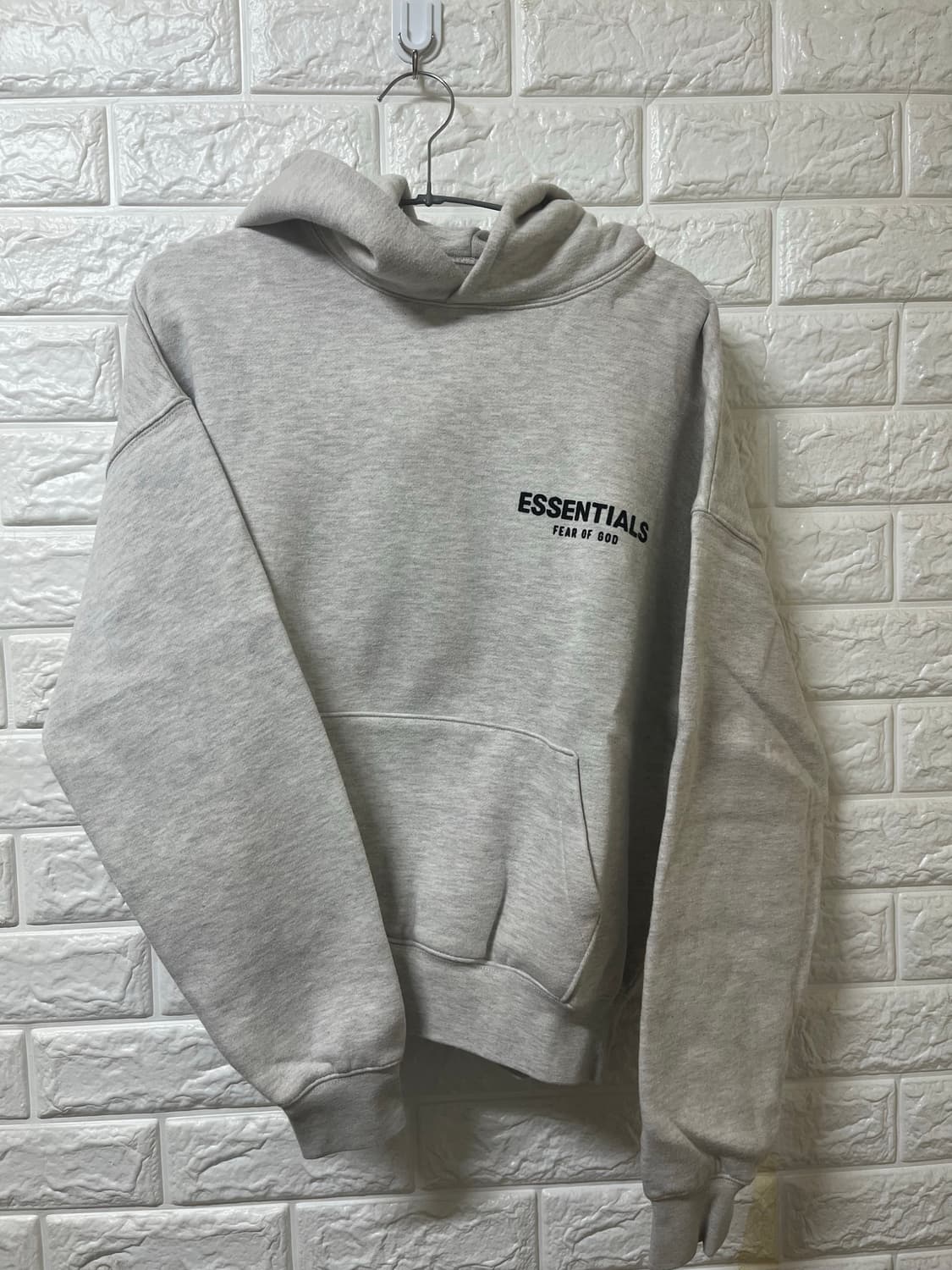 피어오브갓 피오갓 후드티 오트밀 백멜란지 에센셜 상품이미지1