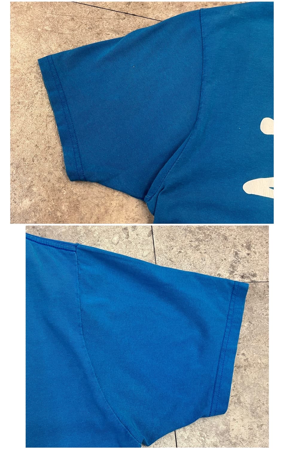 스투시 베이직 로고 반팔티 블루 L #csz3793 상품이미지9