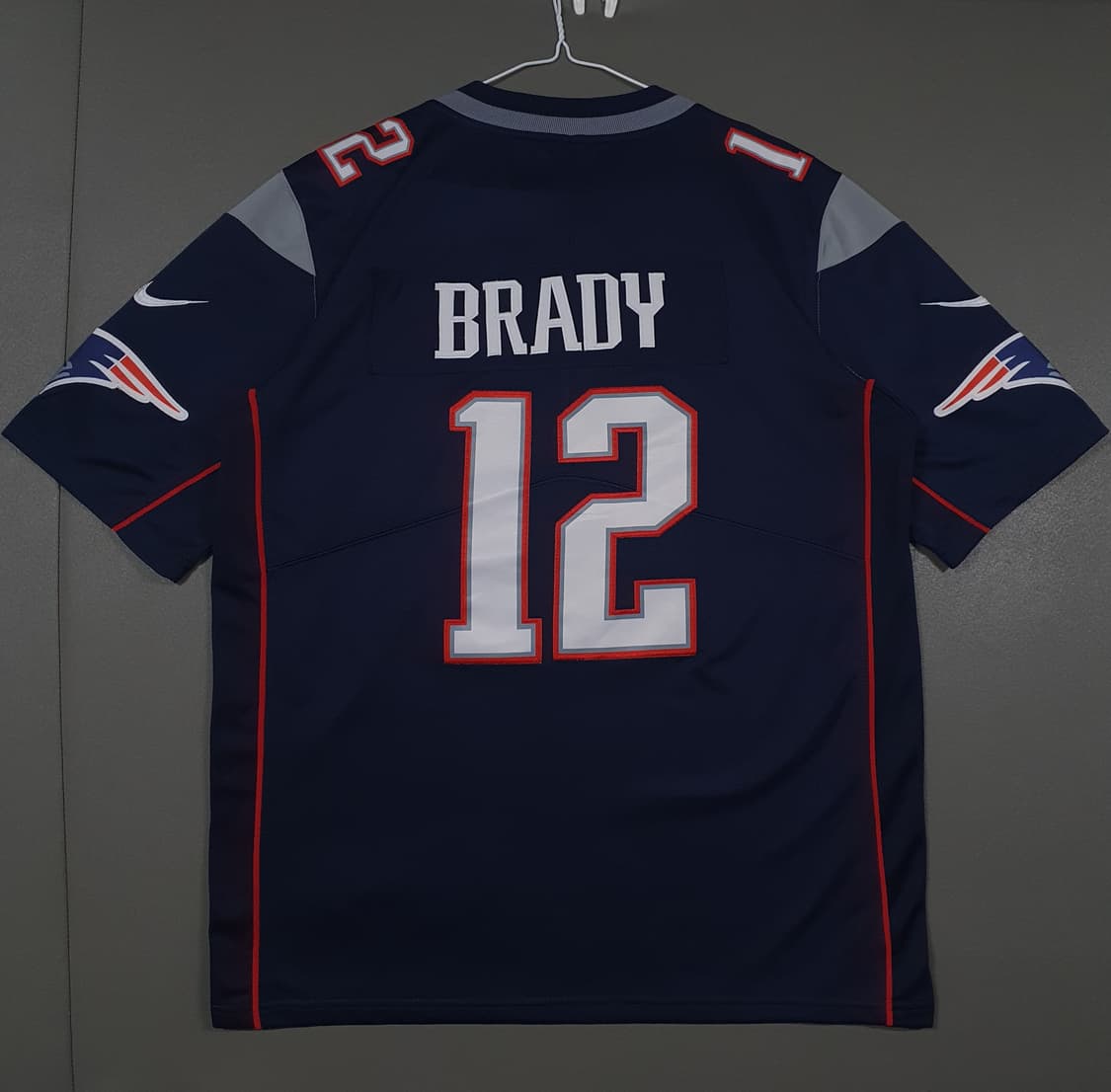 실측 XL 나이키 NFL 뉴잉글랜드 패트리어츠 톰브래디 반팔티 럭비 져지 상품이미지6