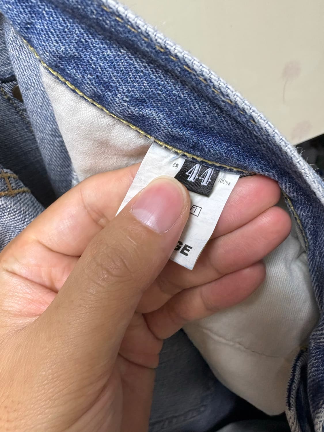 [44] 오베르쥬 어드레서 데님 빈지티워시 상품이미지7