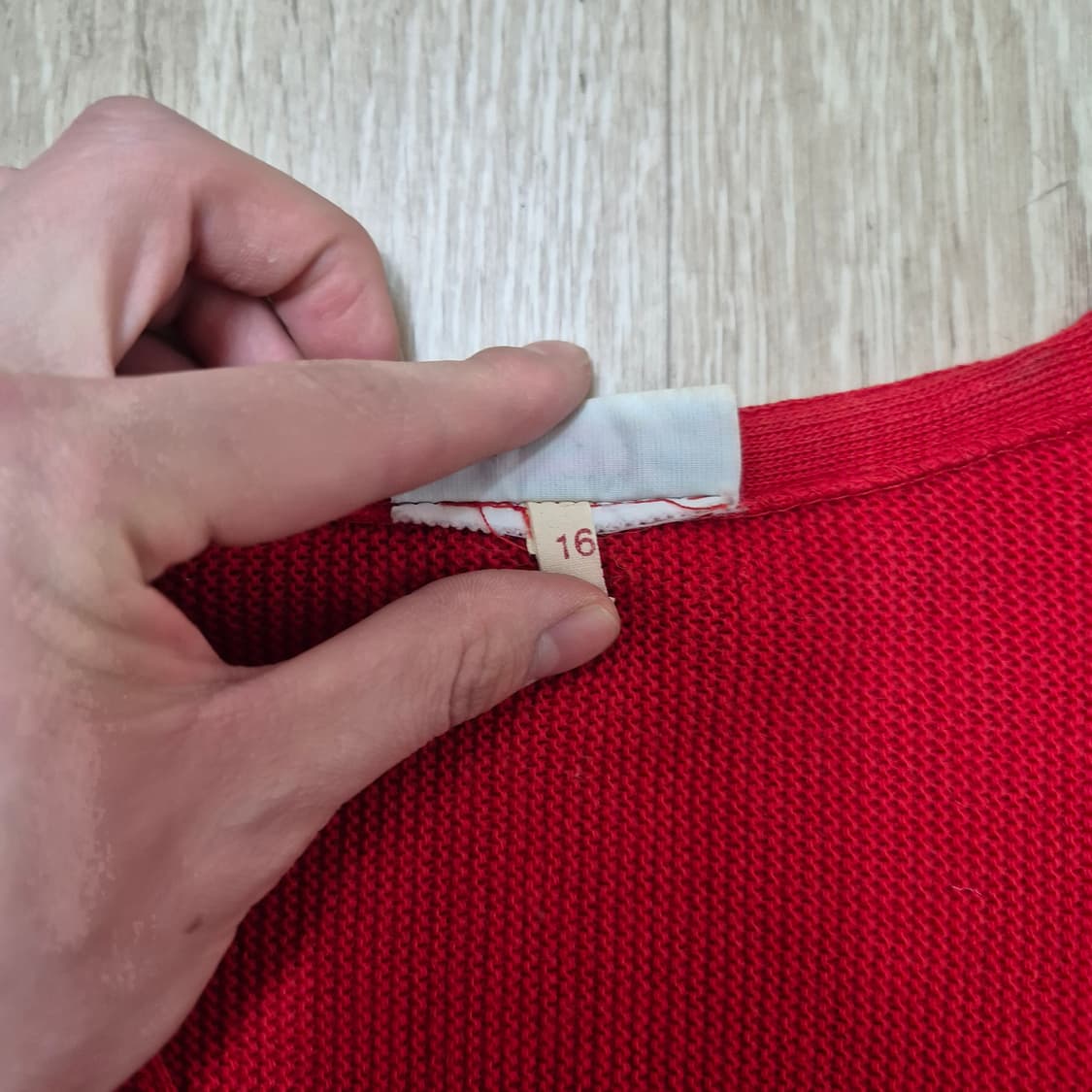 라코스테 키즈 크록패치 울 가디건 (16) 상품이미지6