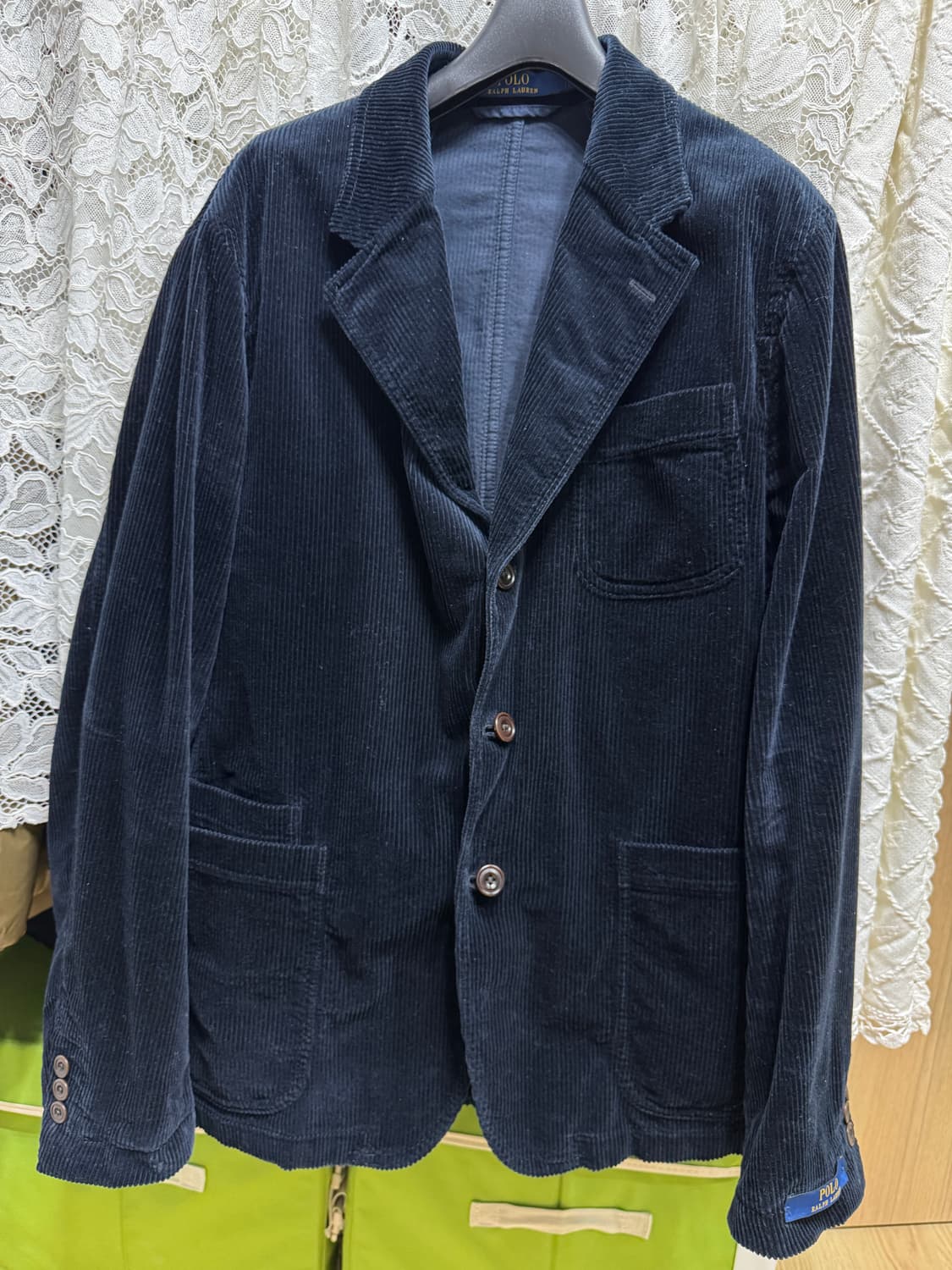 (M)폴로 코듀로이 블레이저 네이비 상품이미지2