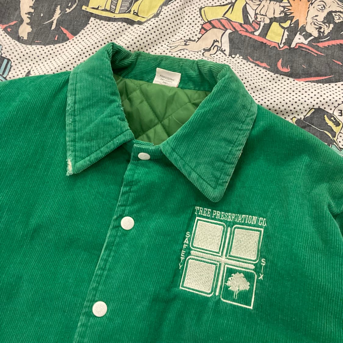 80s birdie USA 빈티지 골덴 스타디움 자켓 상품이미지2