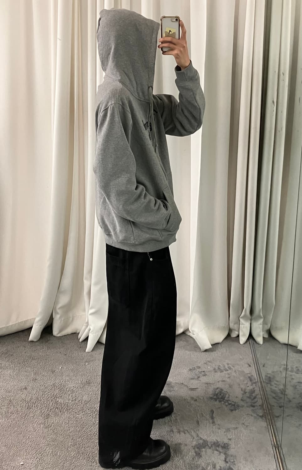 아베크롬비 그레이 플리스 후드집업 XXL 상품이미지8