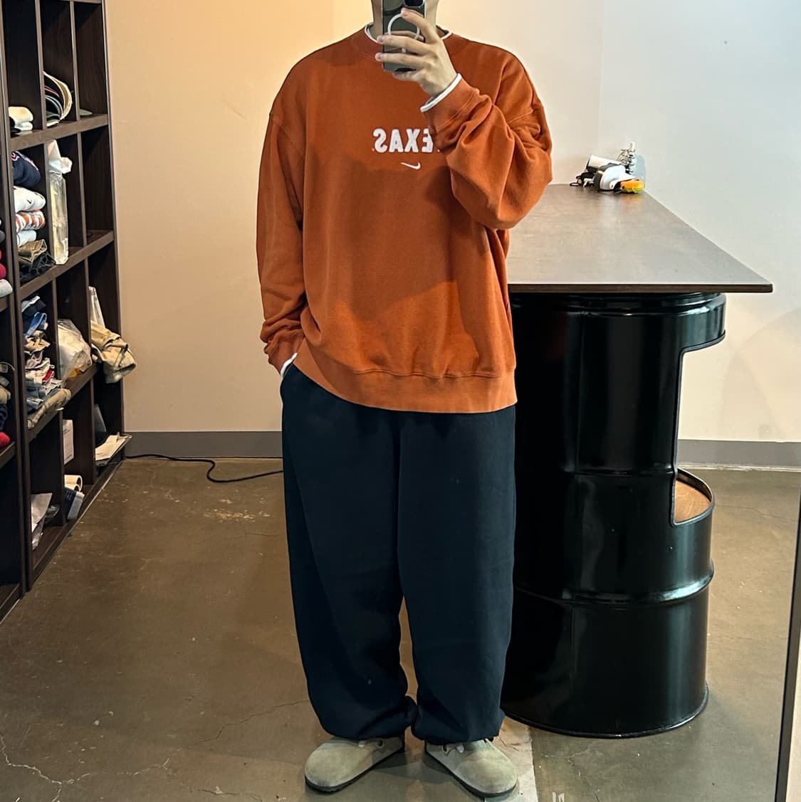 00s 나이키 텍사스 써멀 스웻셔츠 상품이미지7