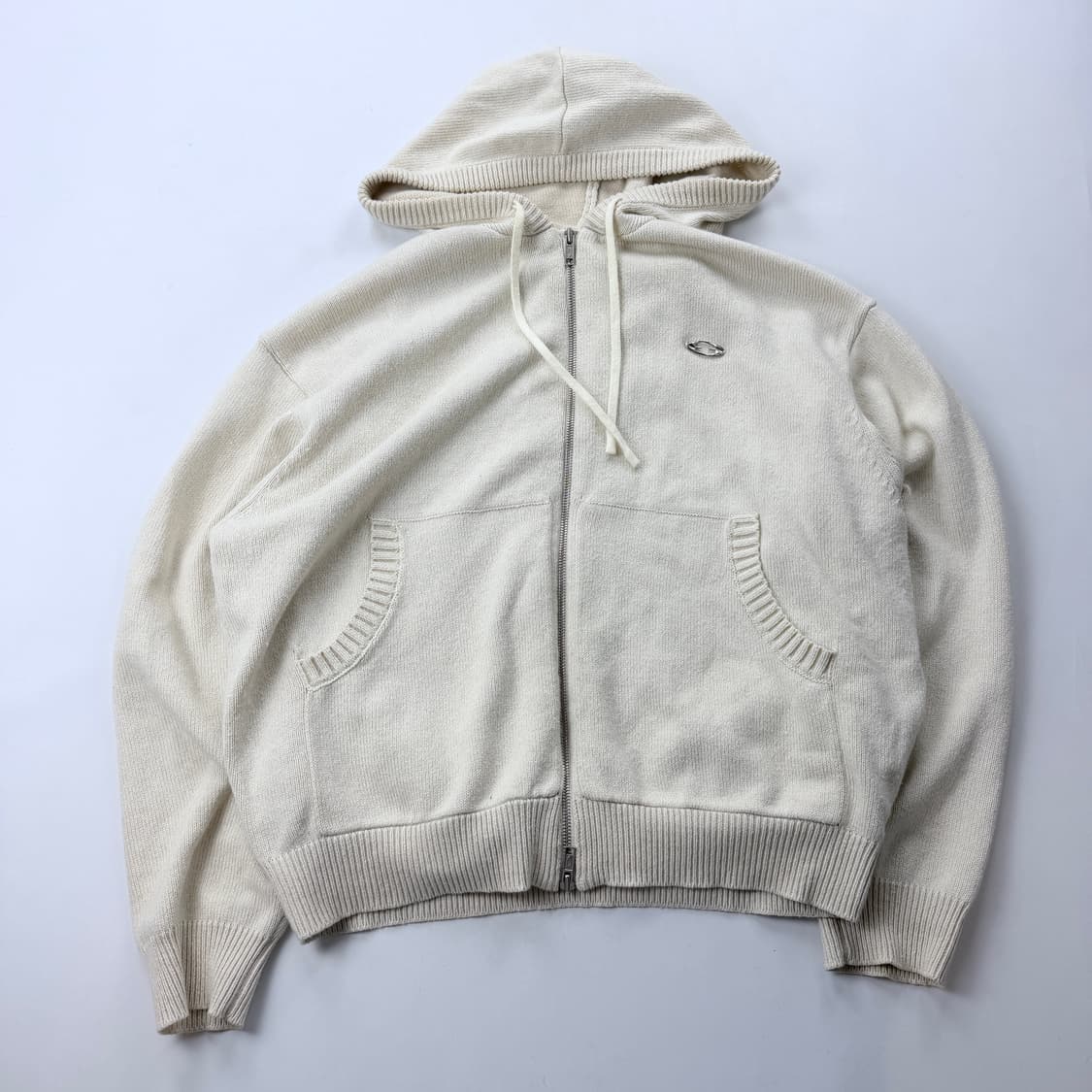 그레일즈 오발 니트집업 상품이미지2