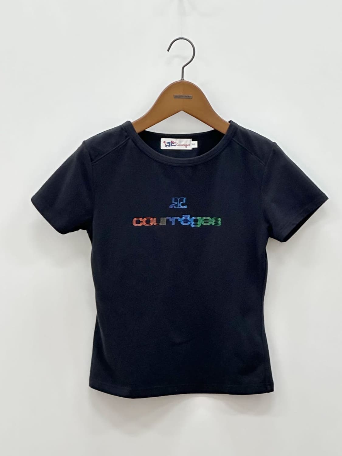 courreges / 꾸레쥬 컬러 레터링 반팔 티셔츠  상품이미지2